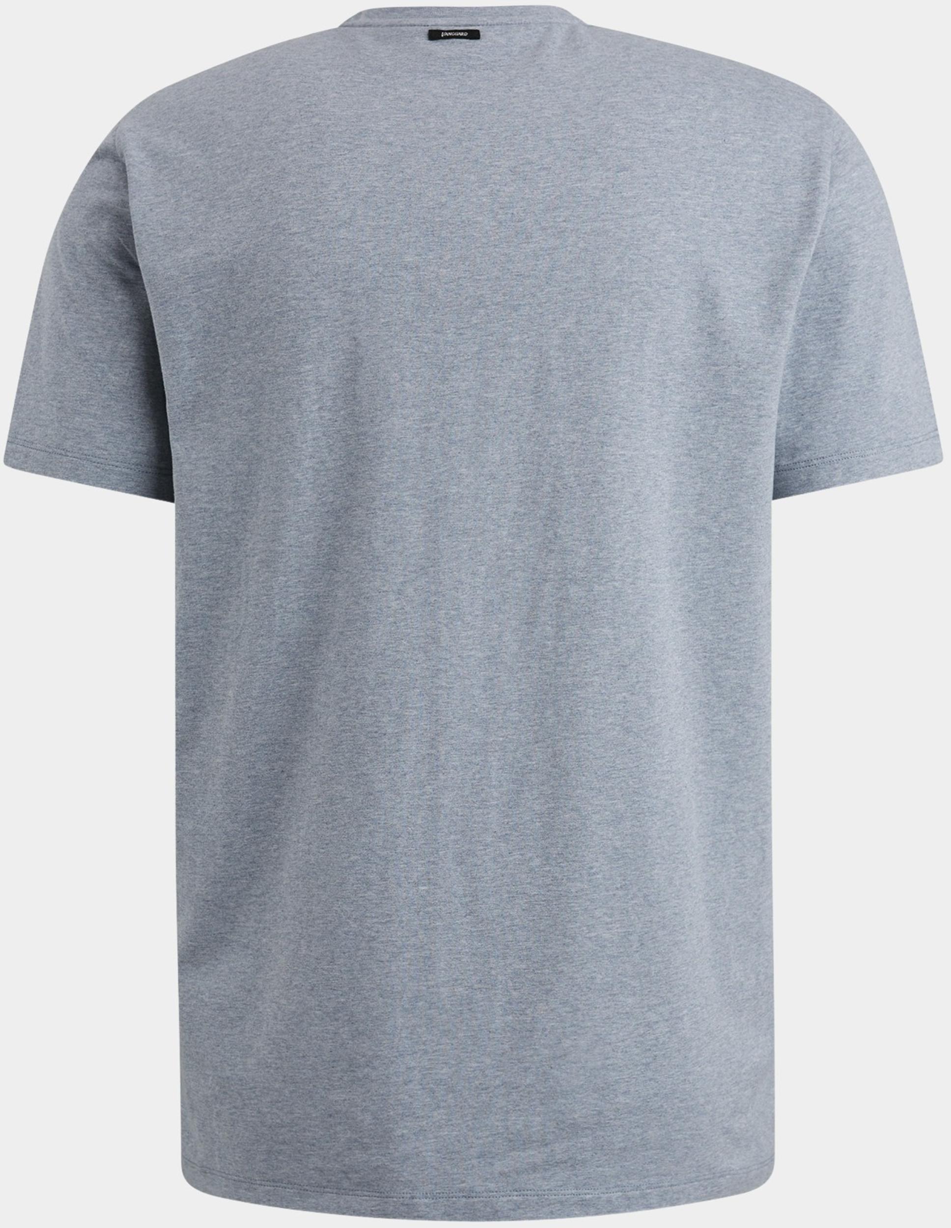 Vanguard T-shirt korte mouw Blauw R-neck cotton elastan jersey VTSS2502502/5407