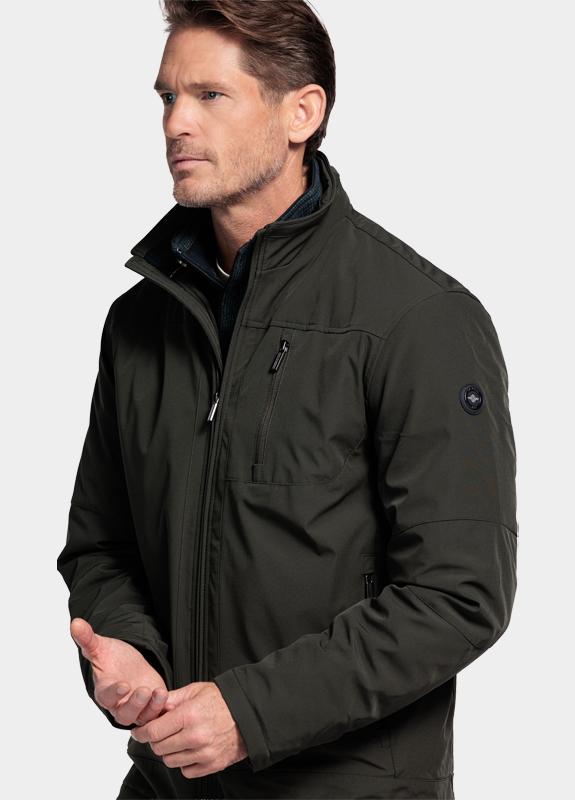 Baileys Winterjas heren Groen Jacket Zipped sidepockets 522370/79