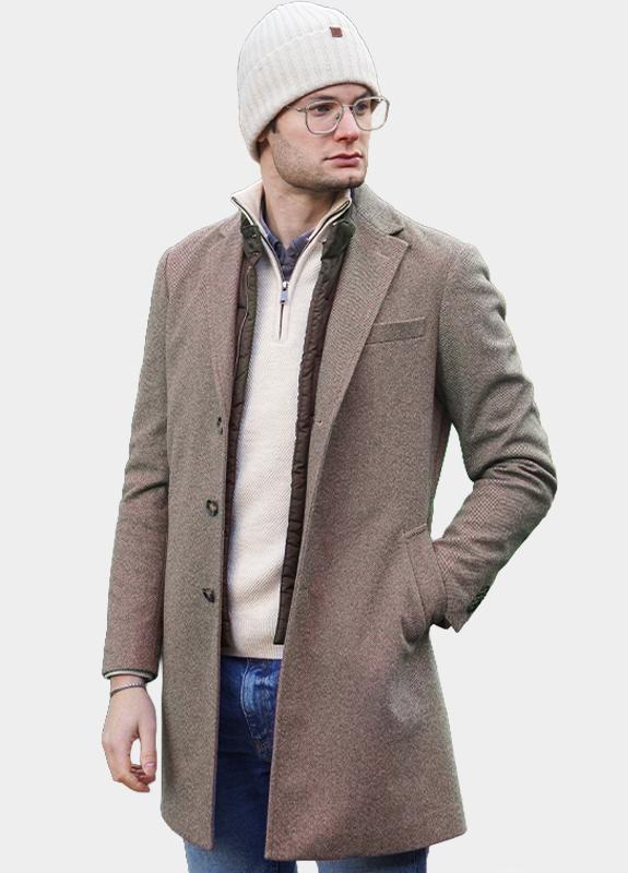 Bos Wollen Jas Bruin  24301IG09/871 forte