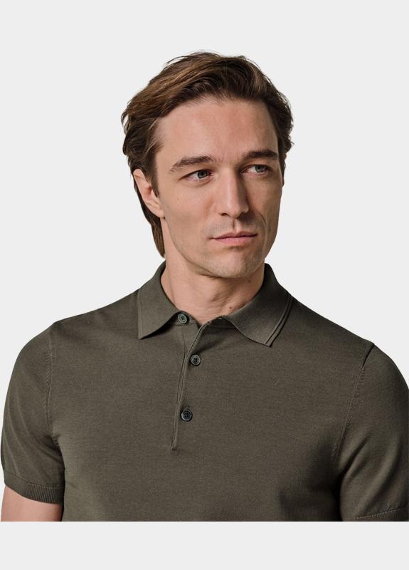 Profuomo Polo heren Bruin  PPXD10007/B