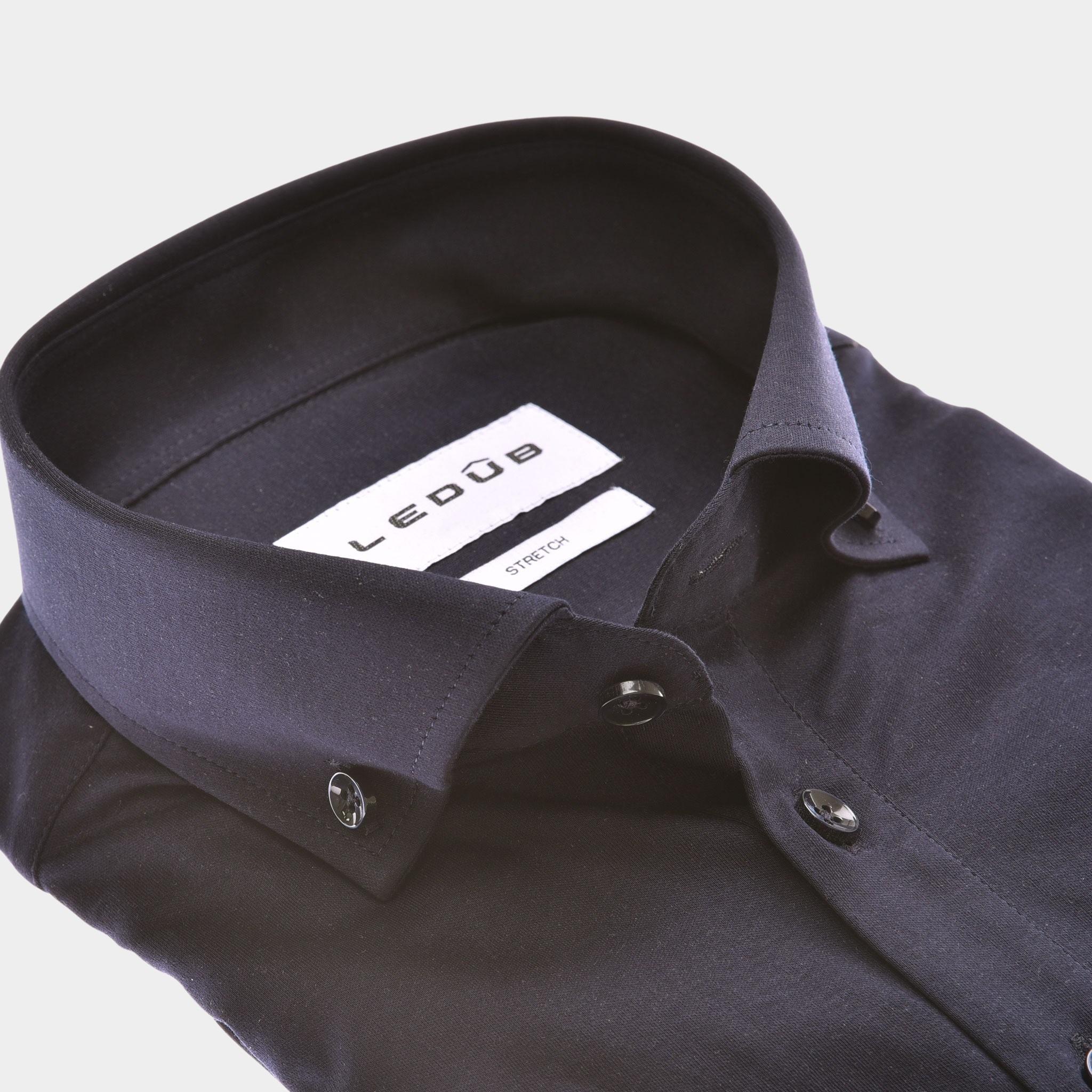 Ledub Business hemd korte mouw Blauw  0142966/180-000-000