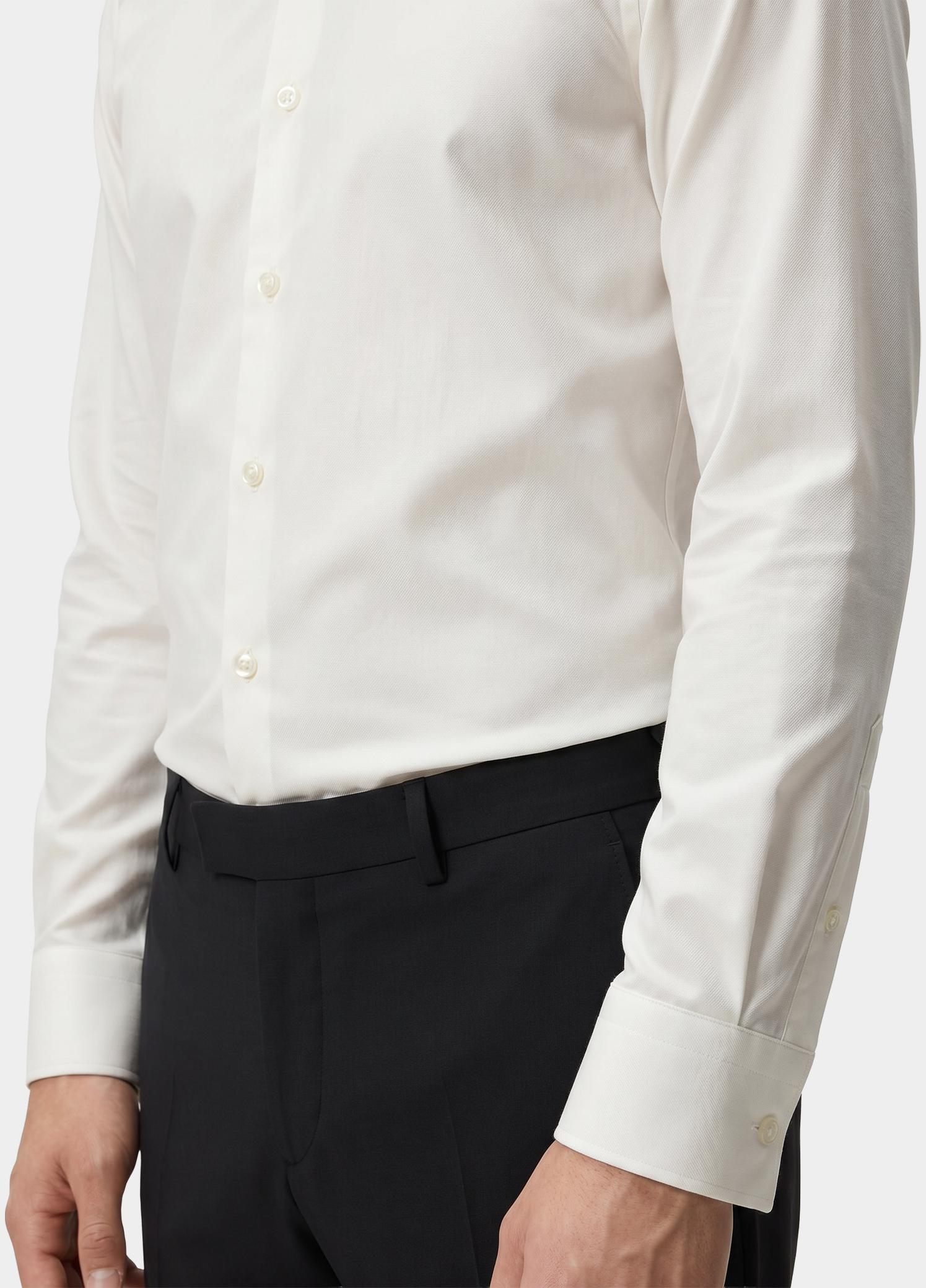 Olymp Business hemd lange mouw Beige Level 5 - body fit pasvorm 076364/20