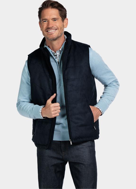 Baileys Bodywarmer Blauw Bodywarmer zipped sidepockets 522585/60