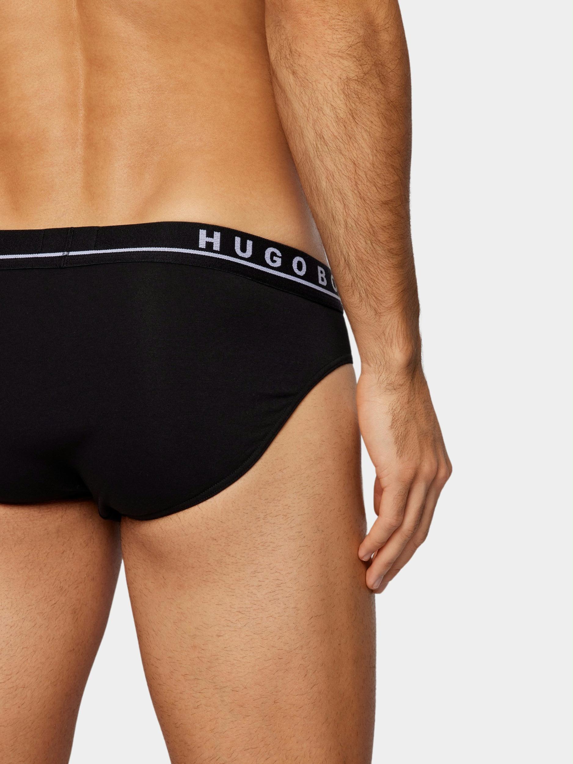 BOSS Black Slip Zwart Brief 3P CO/EL 10237826 01 50458559/976