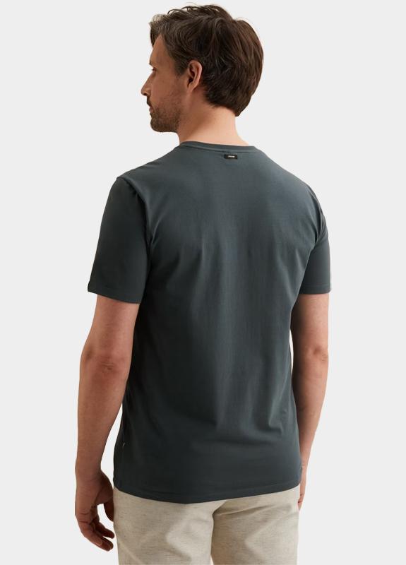 Vanguard T-shirt korte mouw Blauw Short sleeve r-neck cotton el VTSS2604532/5108