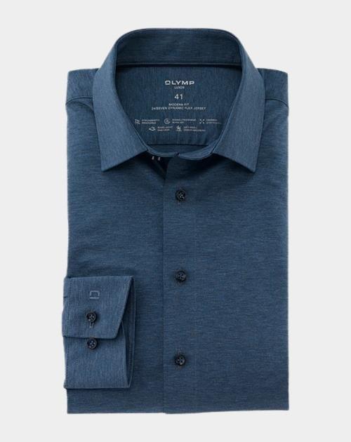 Olymp Business hemd lange mouw Blauw 1202/64 Hemden 120264/13