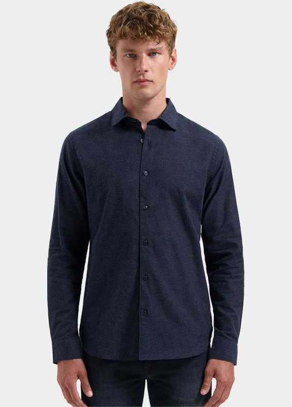 Dstrezzed Casual hemd lange mouw Blauw DS_Olav Shirt 303762-AW25/649