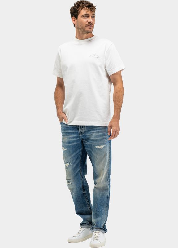 Butcher of Blue T-shirt korte mouw Wit Army QCC M2613040/112