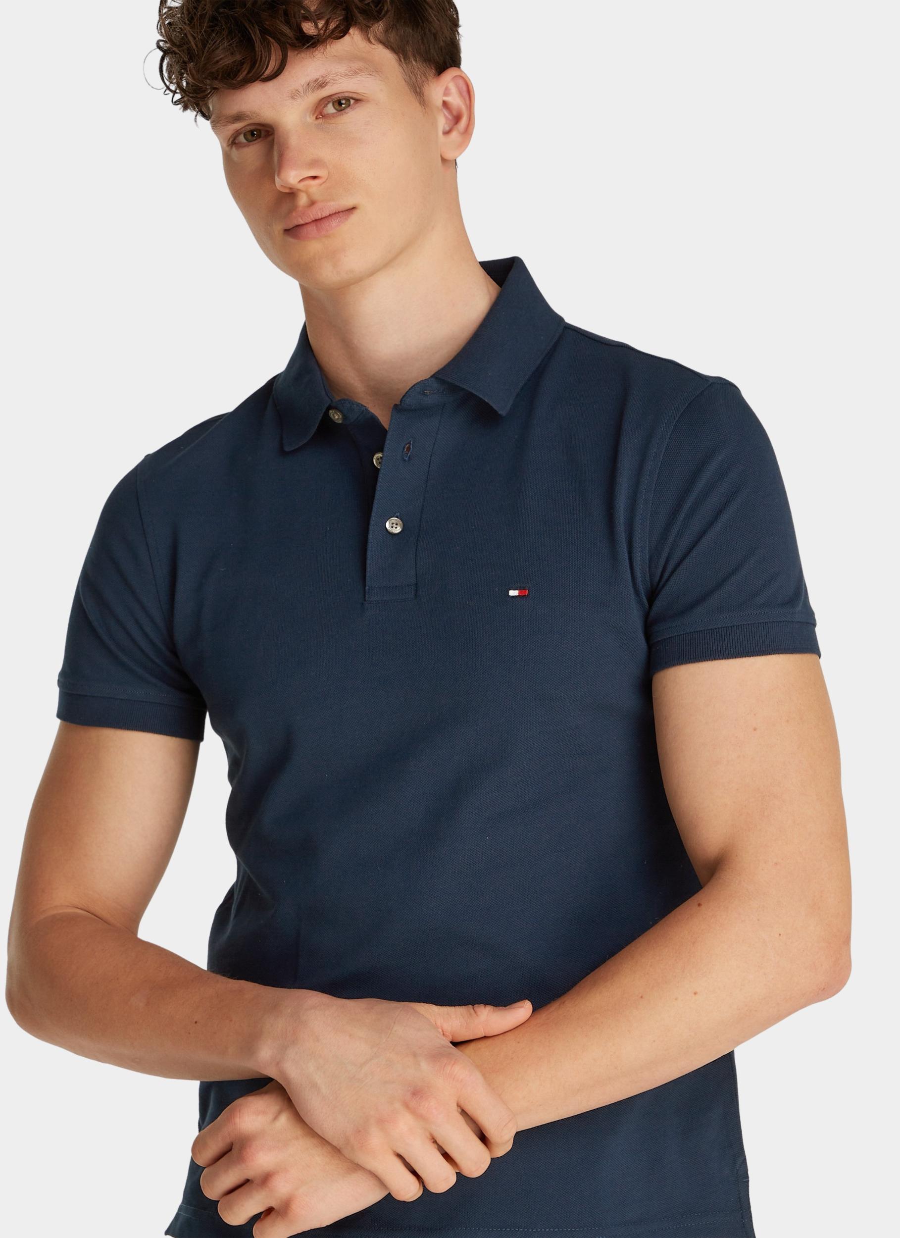 Tommy Hilfiger Polo korte mouw Blauw 1985 Slim Polo MW0MW17771/DAF