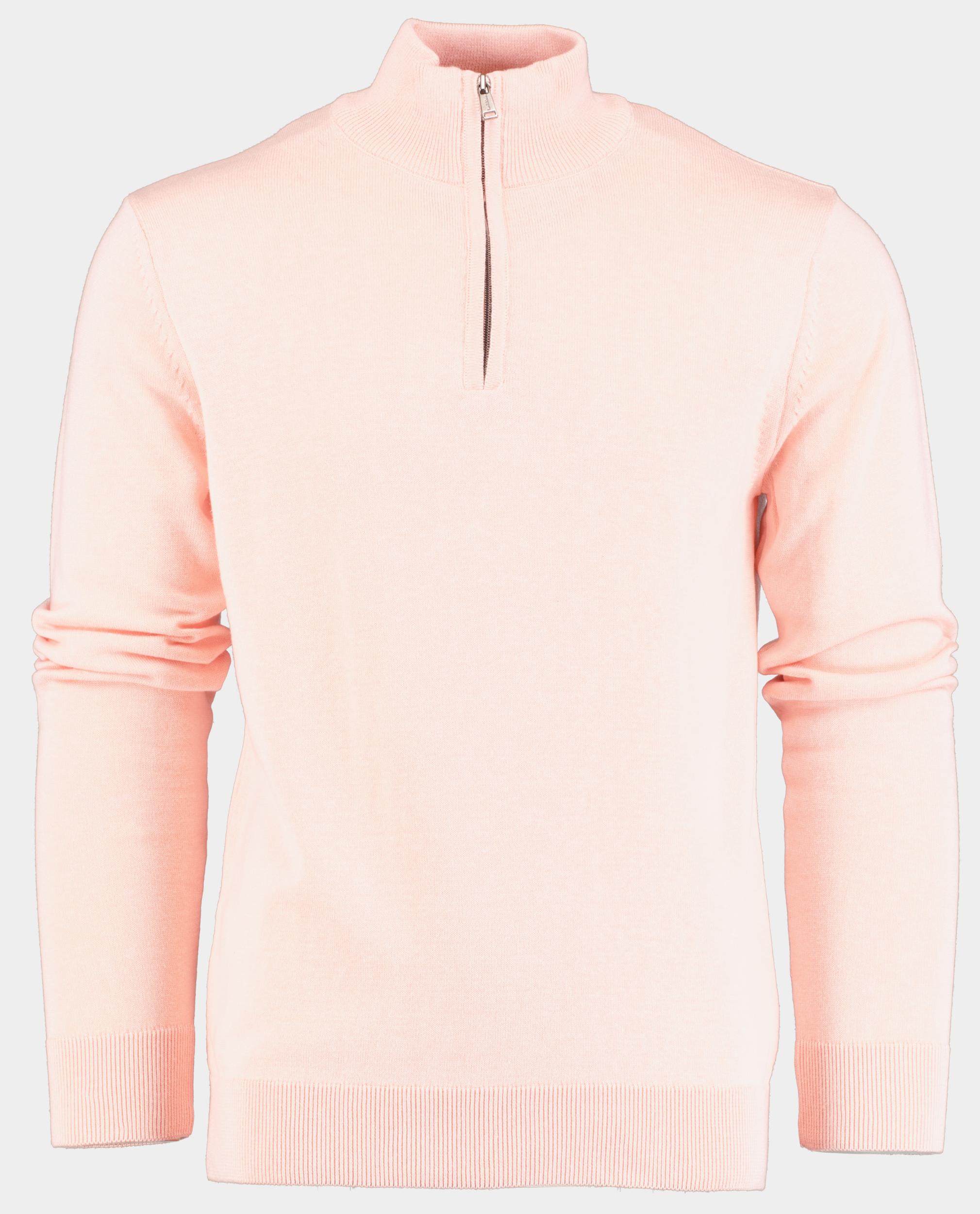 Bos Pullover Roze met halve rits 302/8074