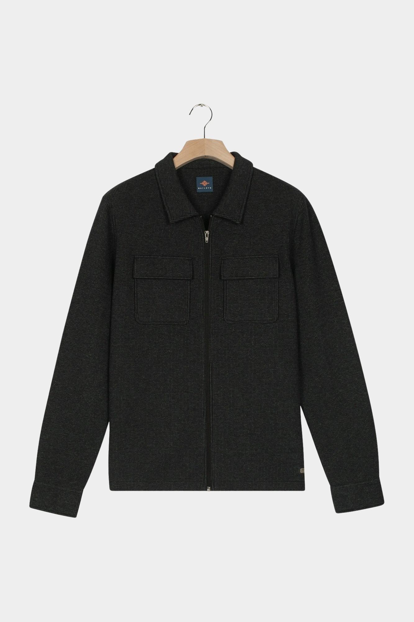 Baileys Vest Groen Sweat Cardigan Zip - Polo Col 522249/73