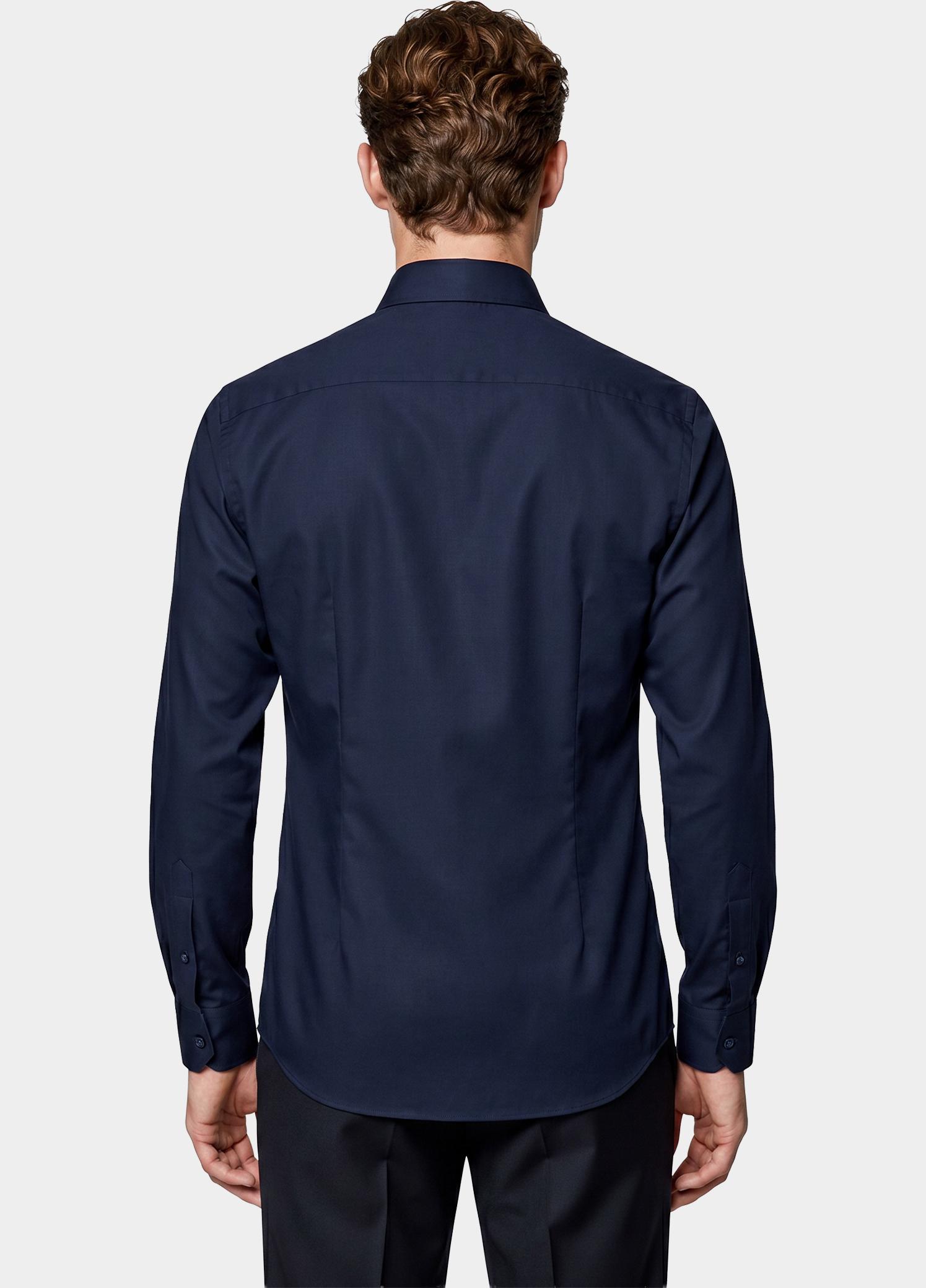 Ledub Business hemd lange mouw Blauw LE24304 MFN5 0323516/190-000-000