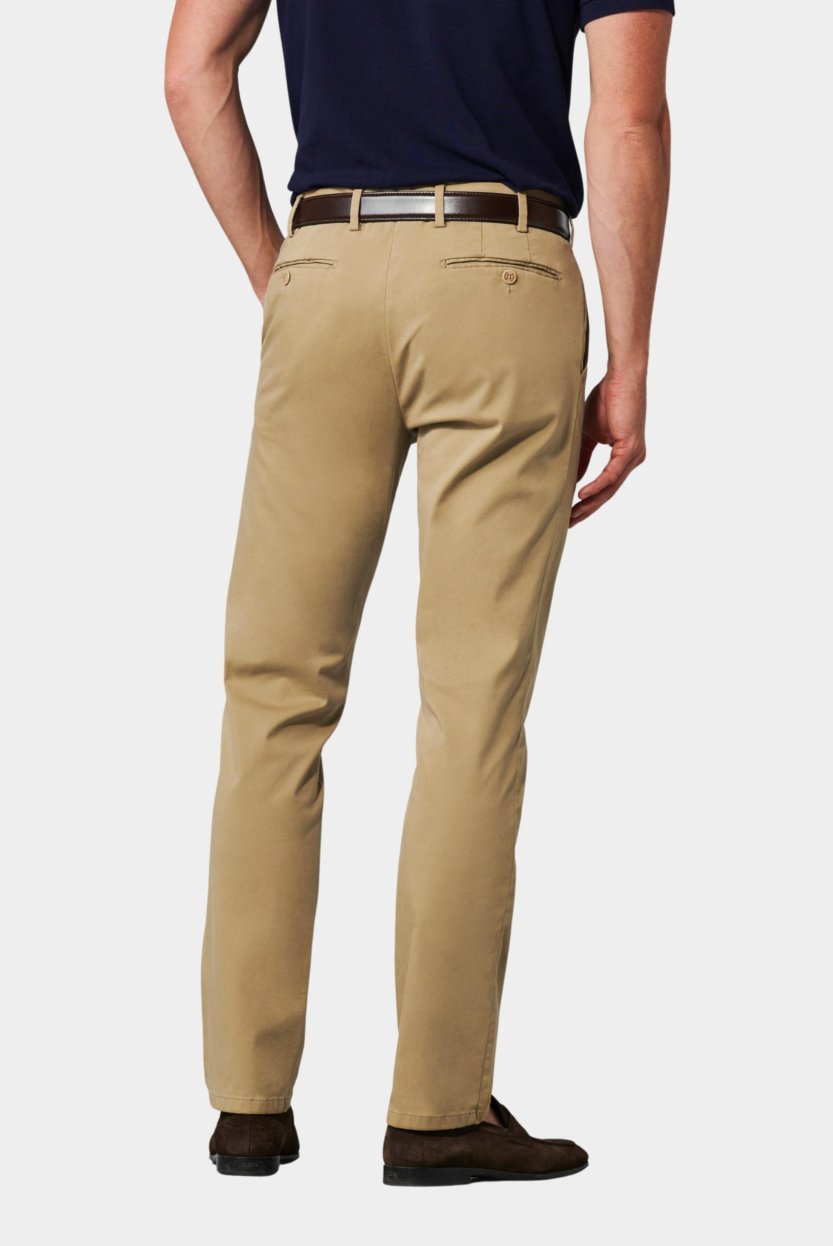 Meyer Katoenen Broek Bruin BONN Art.1-8096 1021809600/43