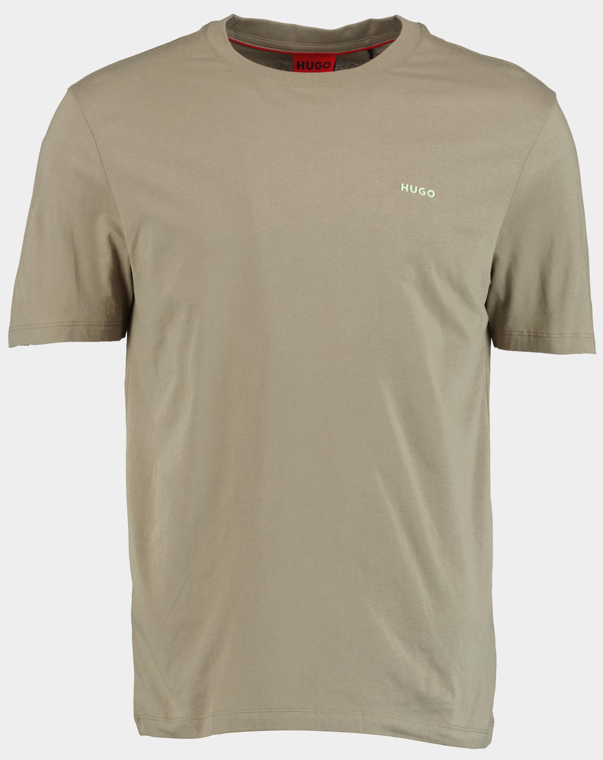 HUGO Men T-shirt korte mouw Bruin Dero222 10229761 01 50466158/219
