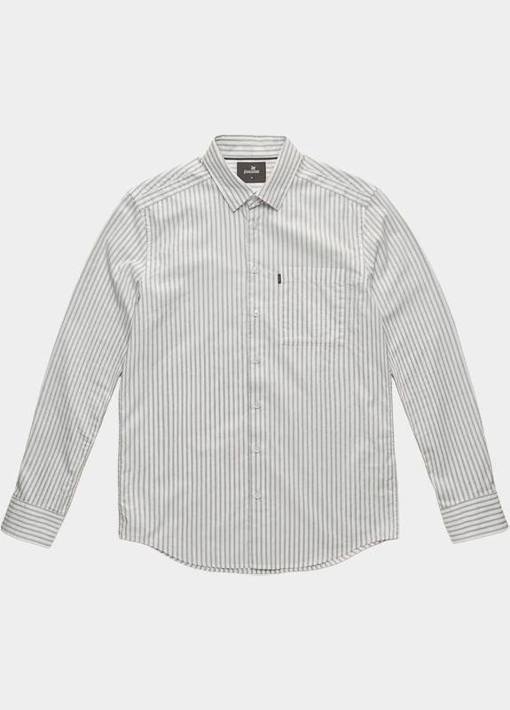 Vanguard Casual hemd lange mouw Blauw LONG SLEEVE SHIRT YD Stripe w VSI2602215/5144