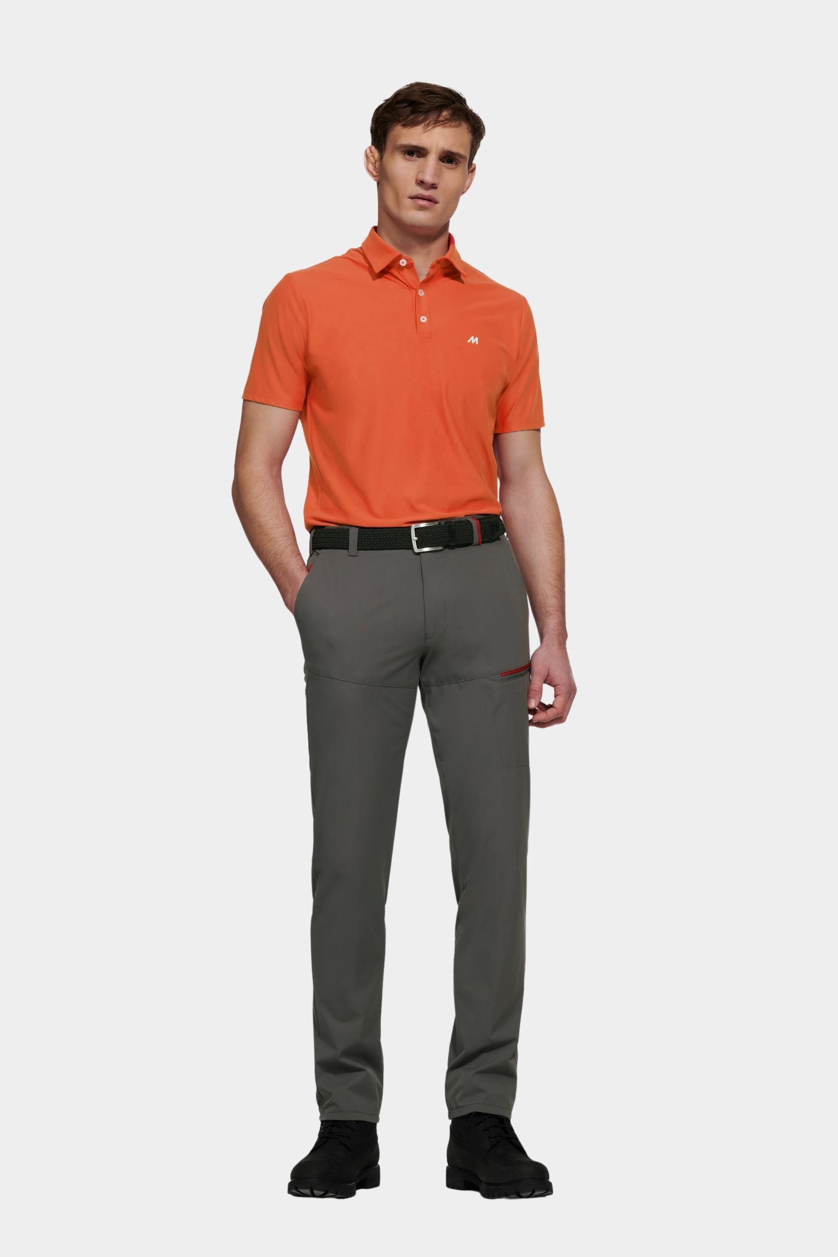 Meyer Polo korte mouw Bruin TIGER Art.9-9005 9509900500/45