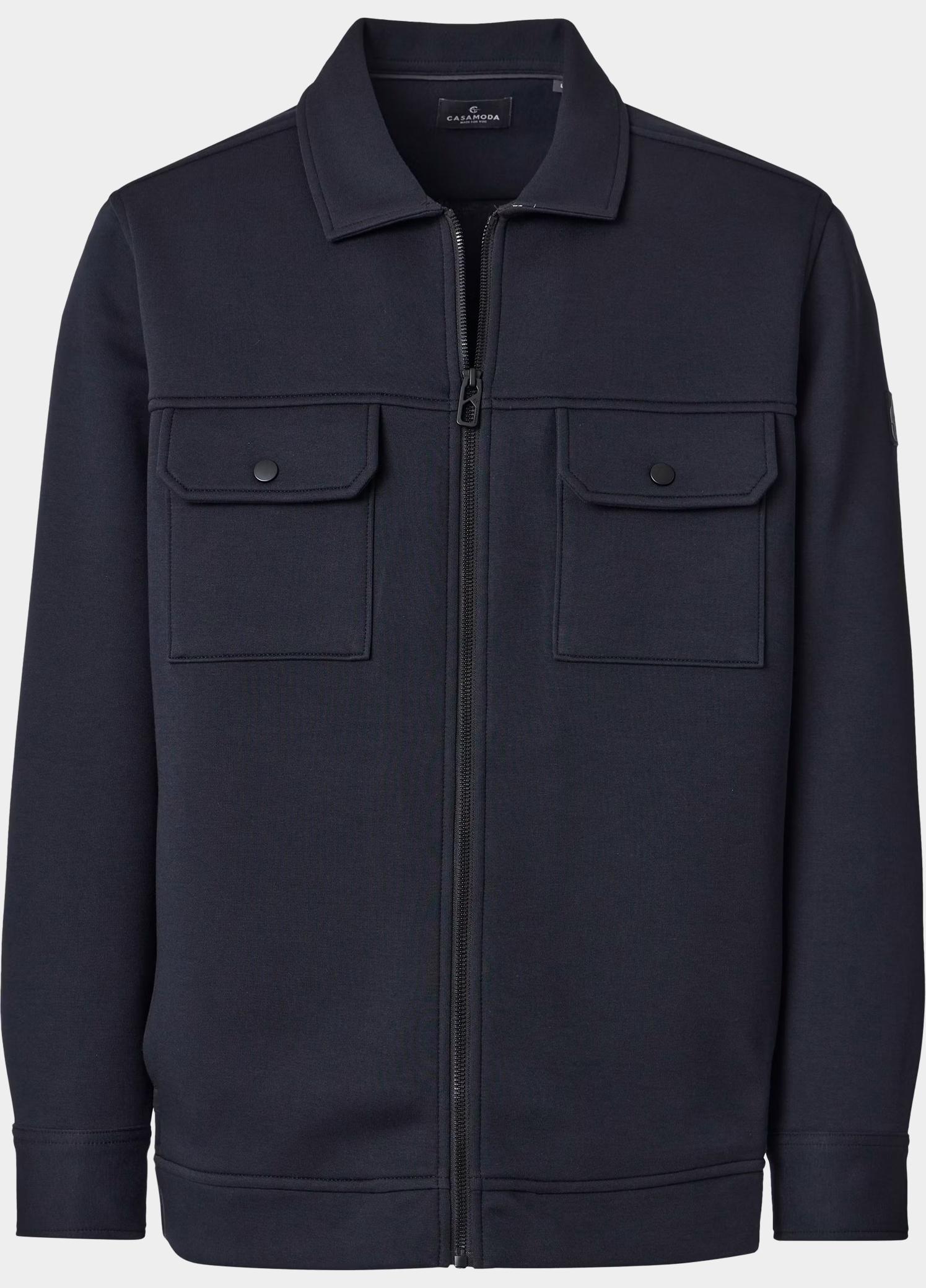 Casamoda Overshirt Blauw Overshirt 126330020/108