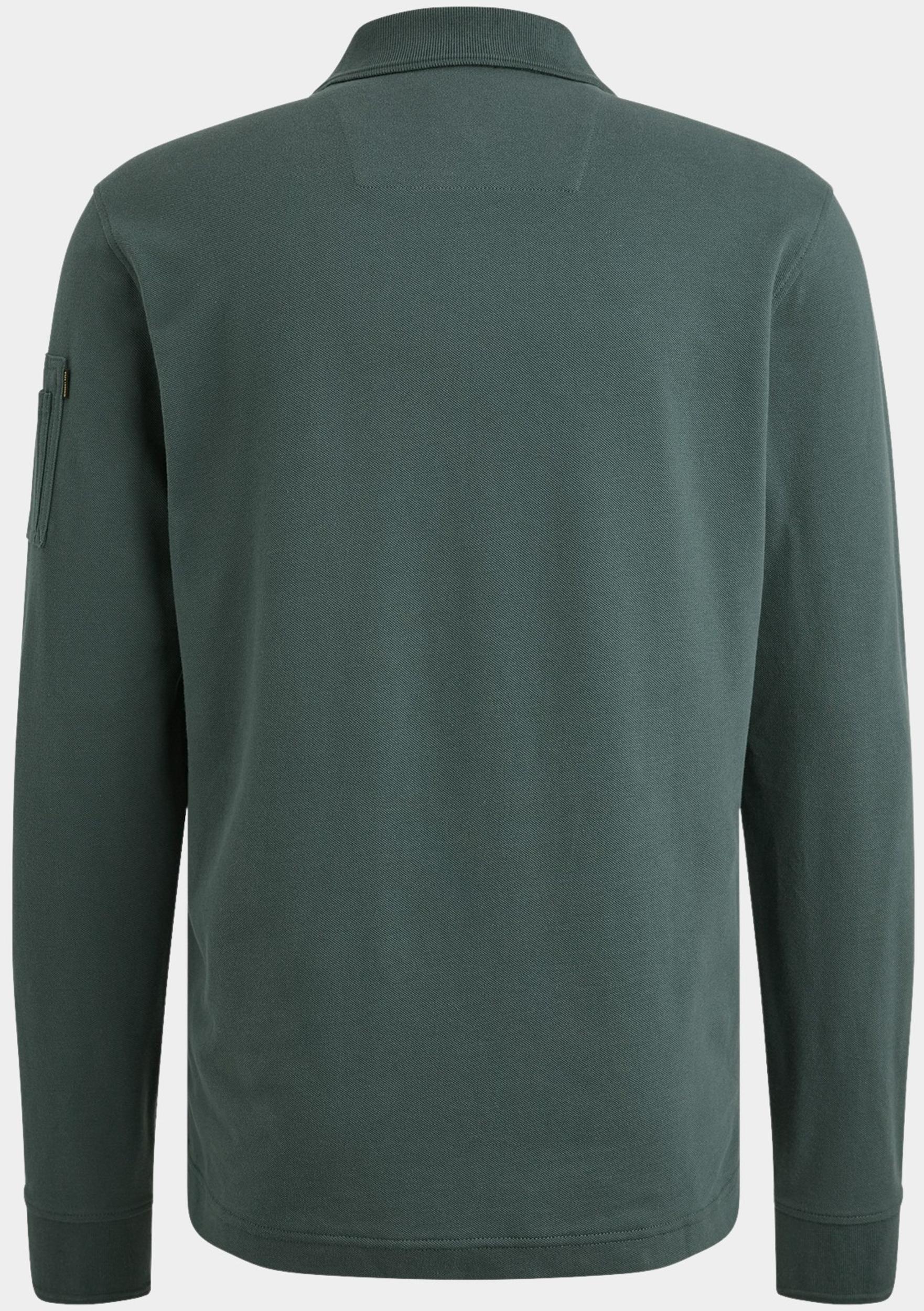 PME Legend Polo lange mouw Blauw Long sleeve polo American Cla PPS2508899/5125