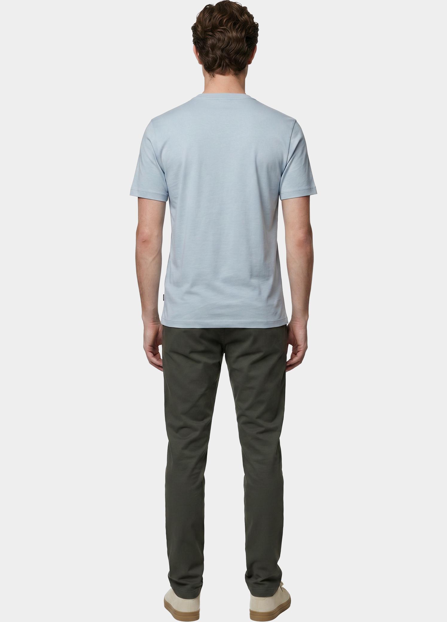 BOSS Black T-shirt heren Blauw Thompson 01 10241525 01 50468347/531
