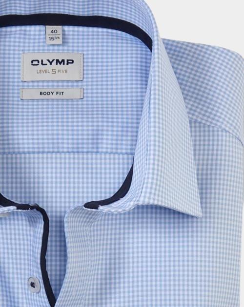 Olymp Business hemd lange mouw Blauw 0732/64 Hemden 073264/11