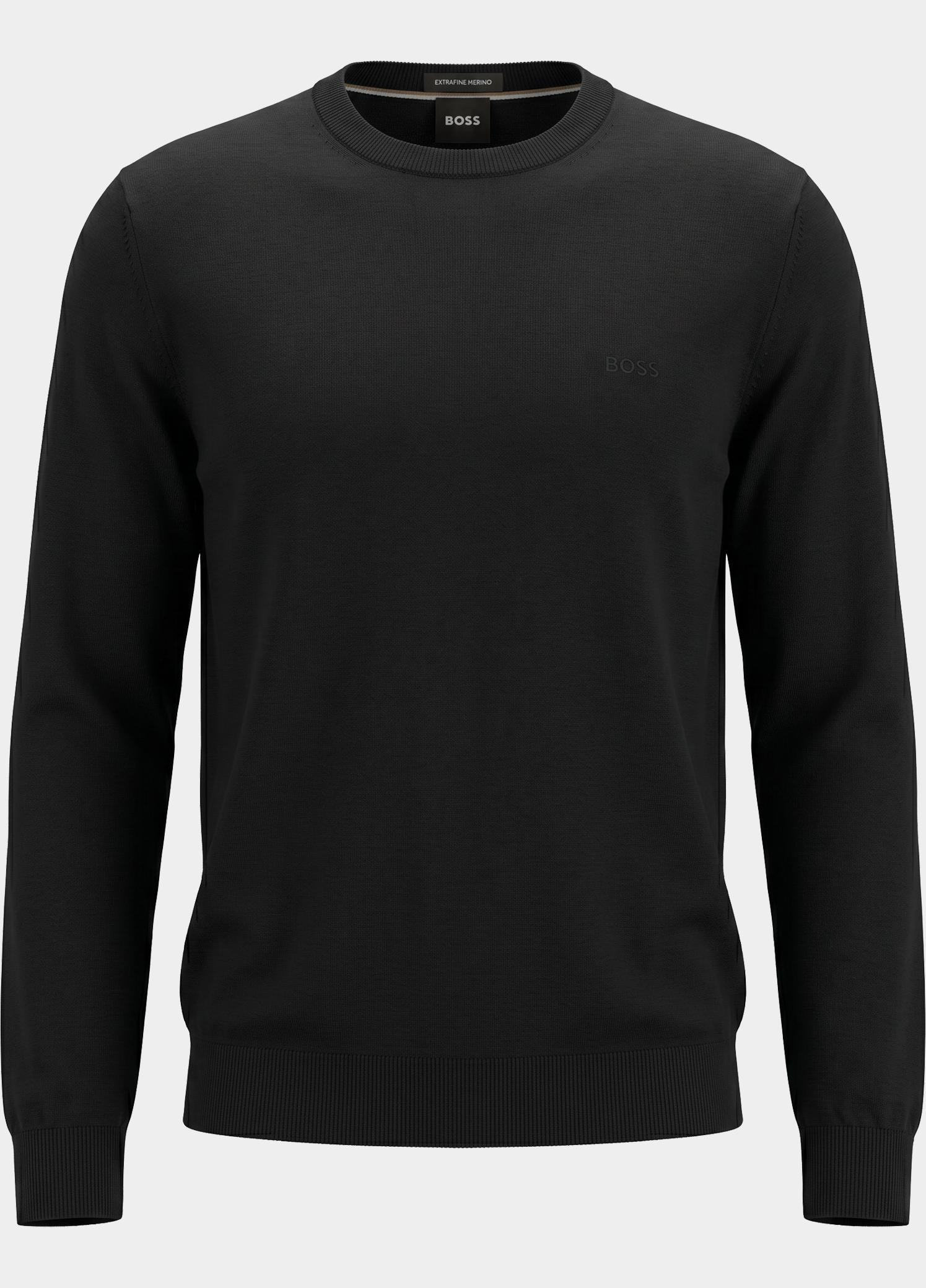 BOSS Black Pullover heren Zwart H-Leno-L 10283210 01 50571914/001
