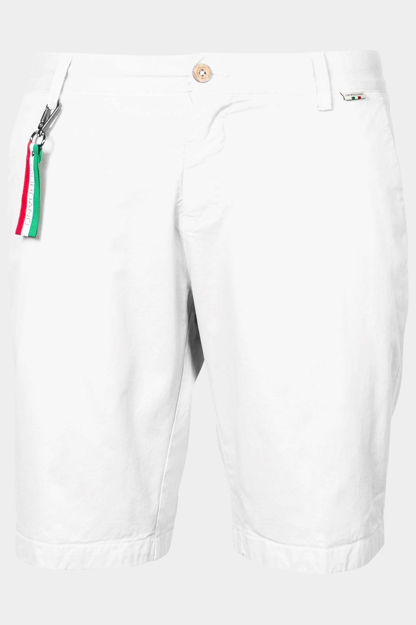 Giordano Korte Broek Wit Stockholm Short Garment Dyed 511115/10