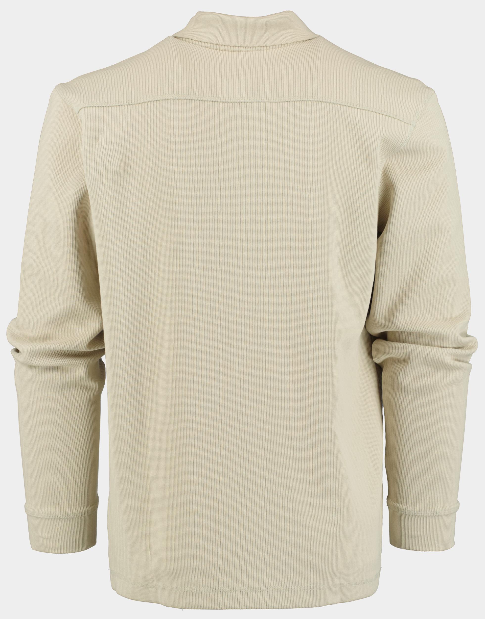 BOSS Orange Polo lange mouw Beige Petempestolong 10262290 01 50520710/271
