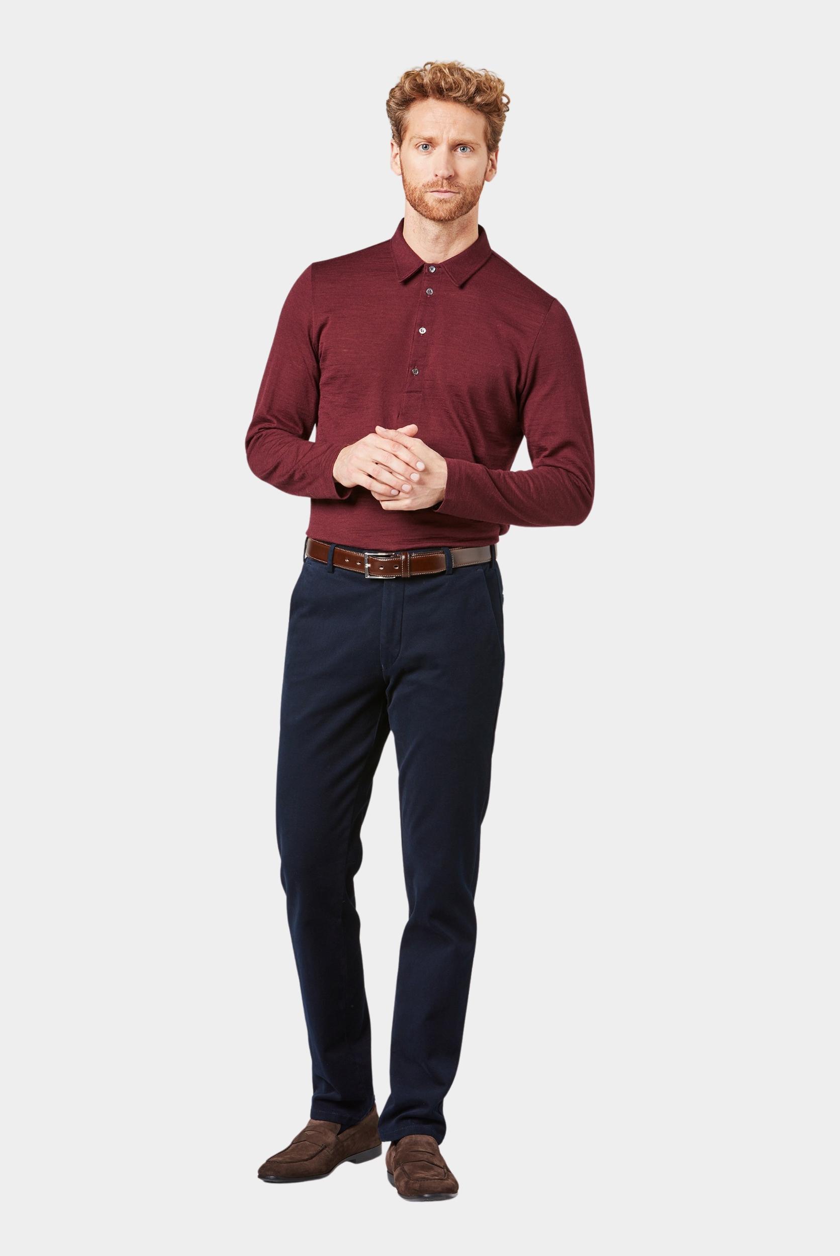 Meyer Katoenen Broek Blauw BONN Art.2-8572 1022857200/19