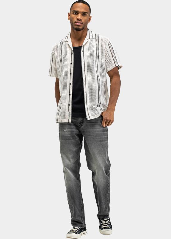 Butcher of Blue Casual hemd korte mouw Wit Alex M2614051/112