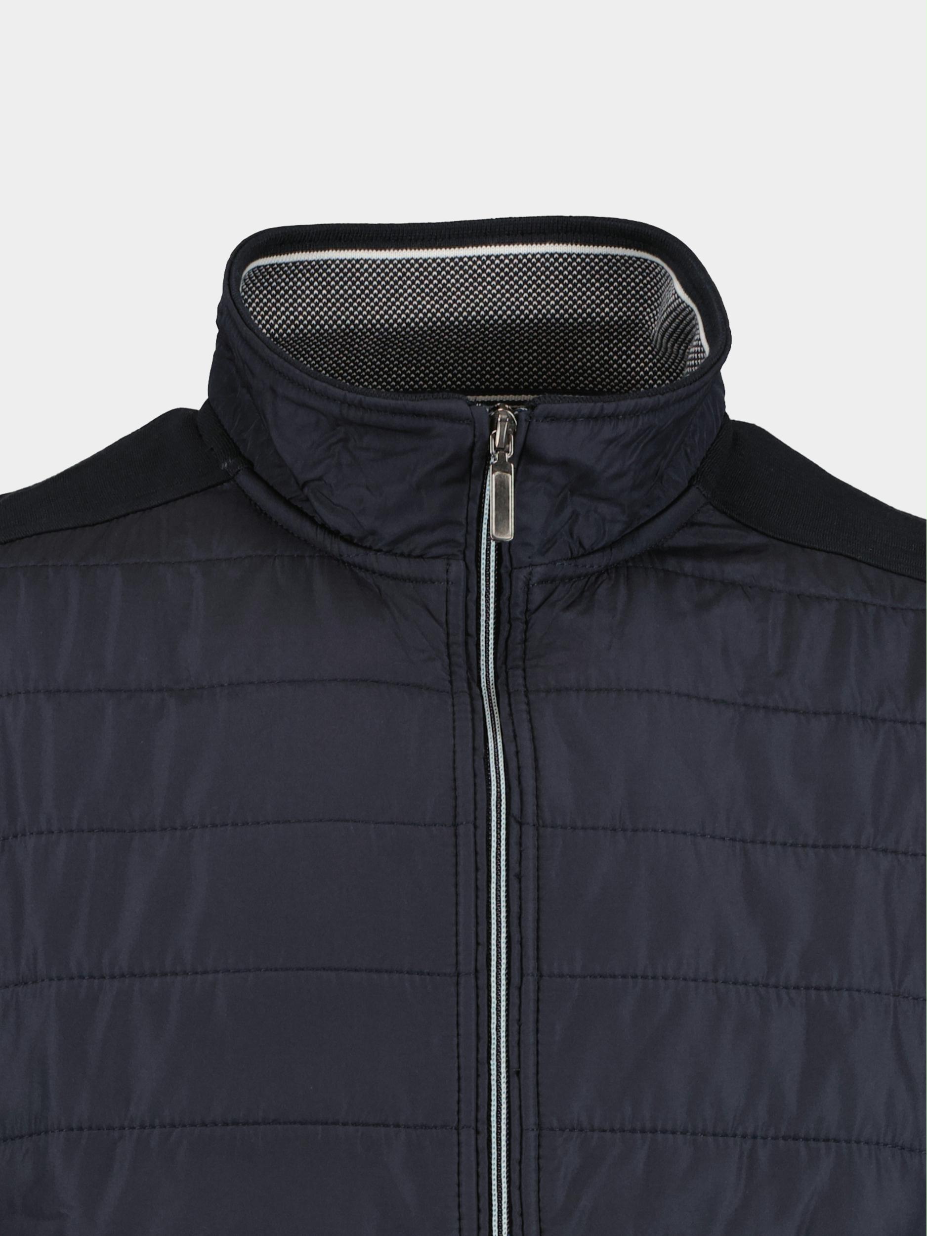 Baileys Vest Blauw Sweat cardigan zip 312231/60
