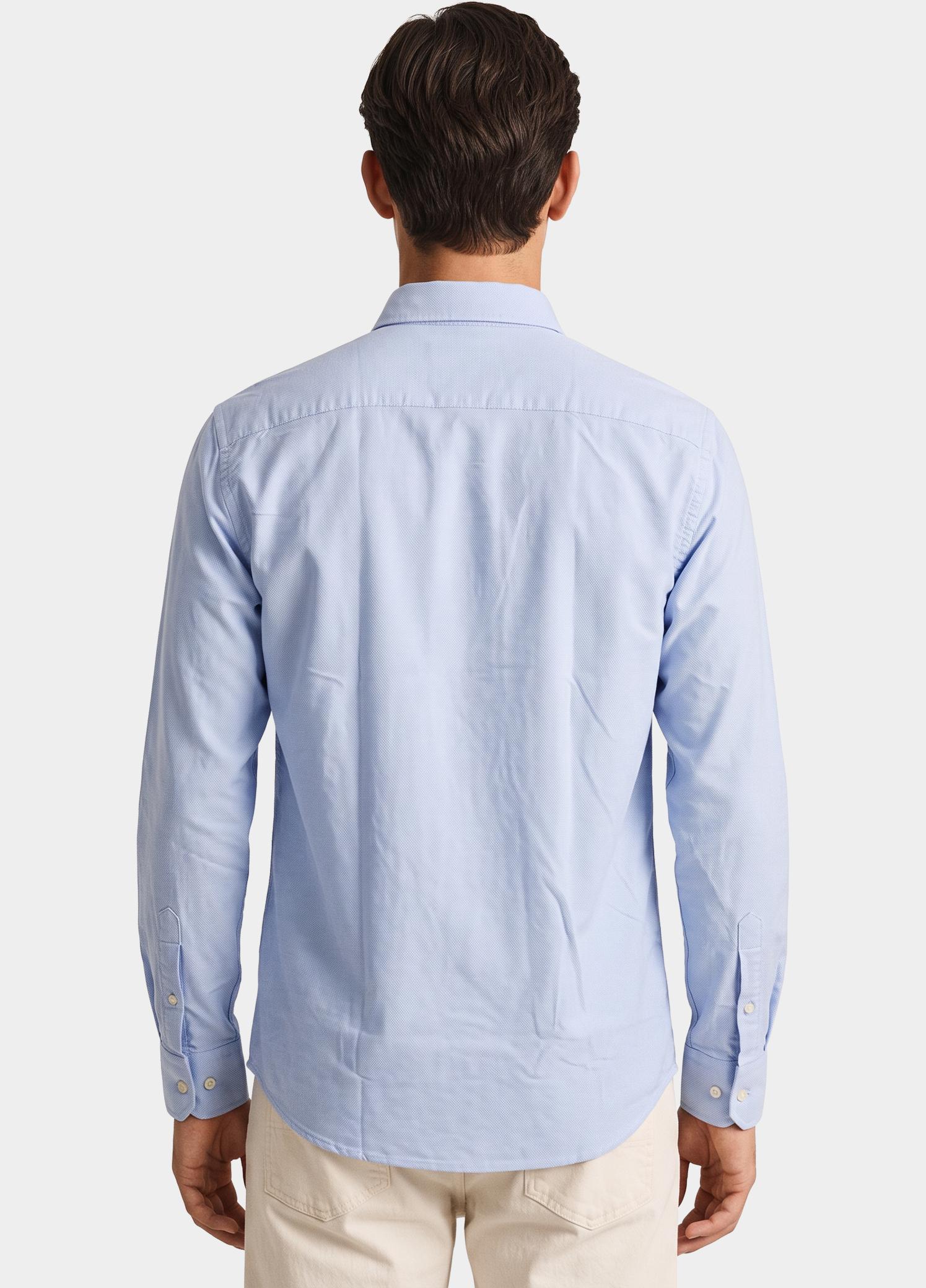 Giordano Overhemd heren Blauw Dino Oxford 627003/61