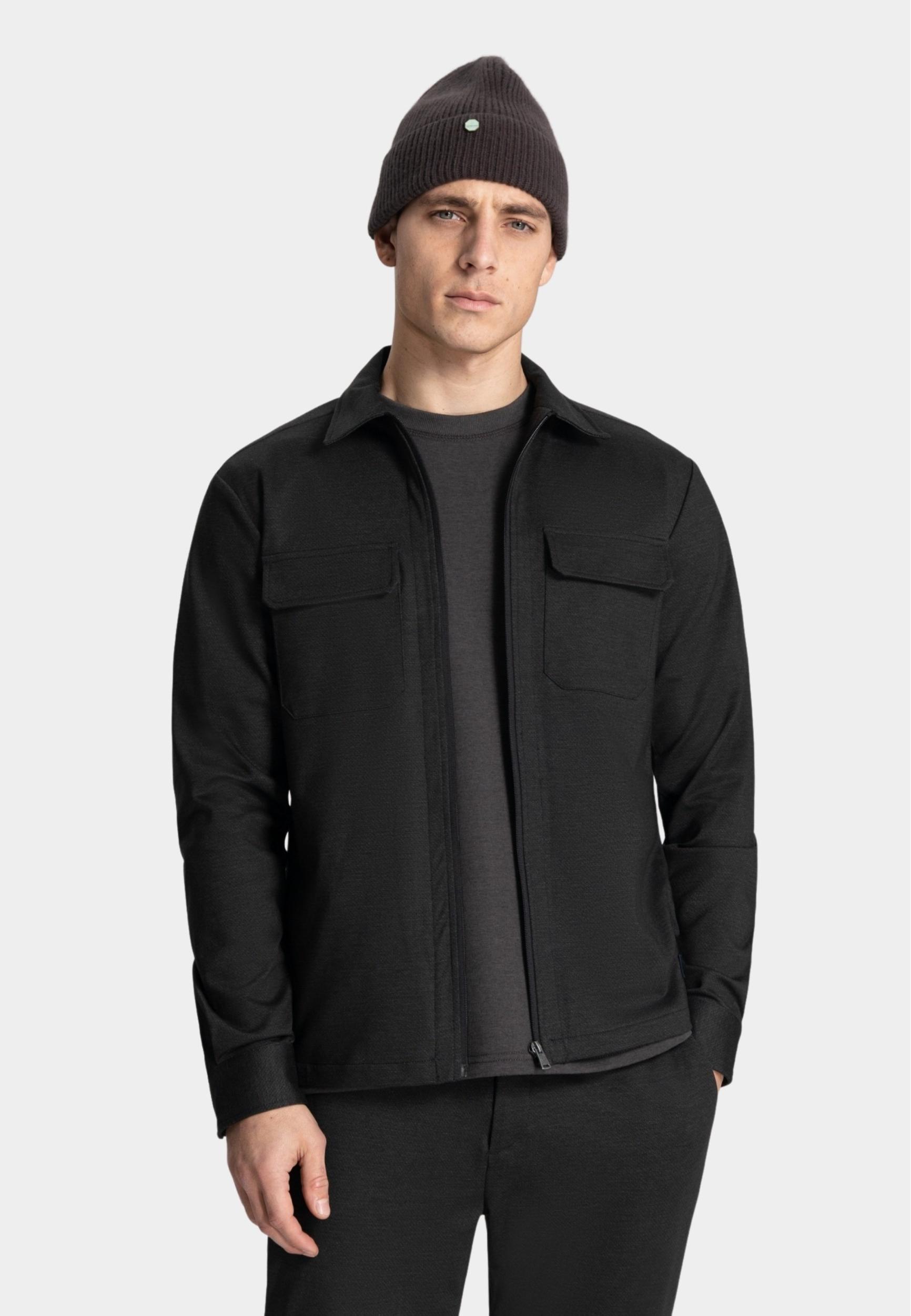 Dstrezzed Casual hemd lange mouw Zwart Overshirt 303794/995