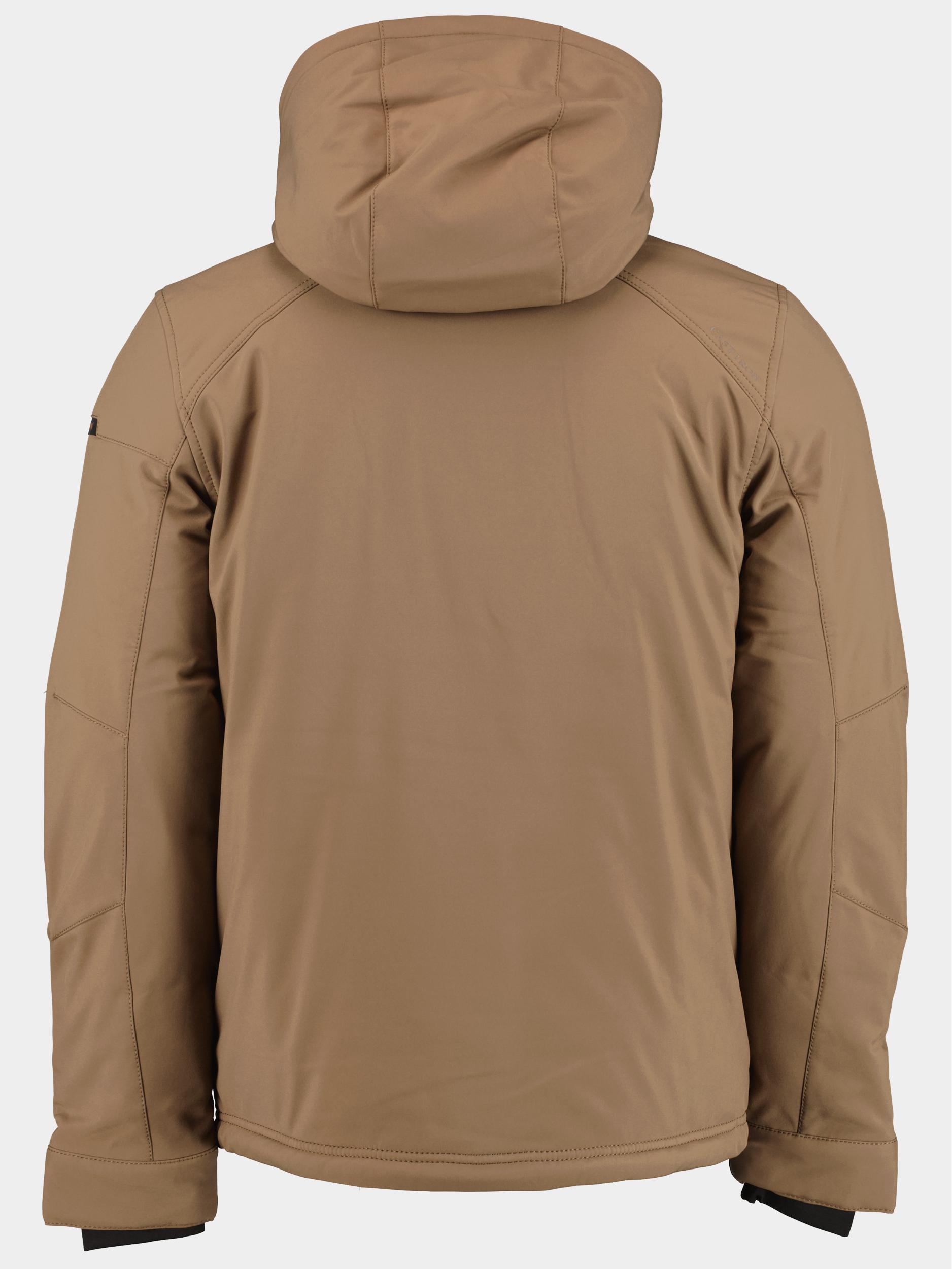 Cast Iron Softshell Bruin Hooded jacket Softshell Super CJA2308142/8076