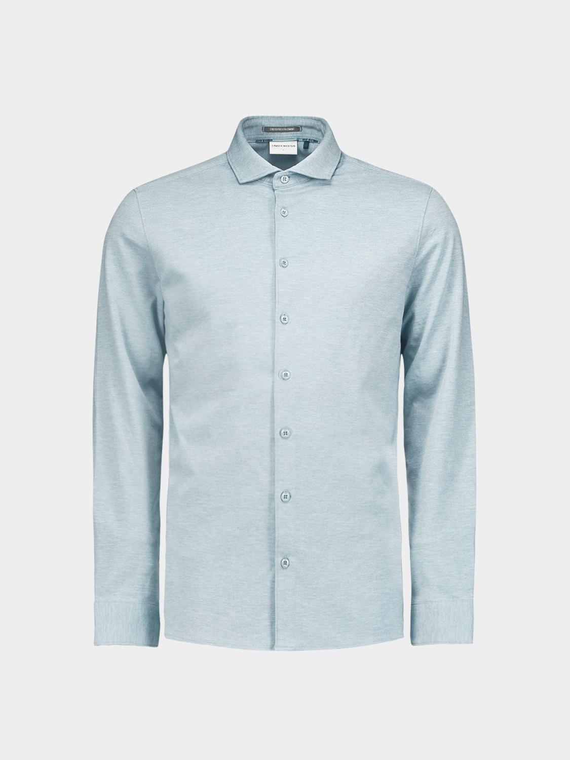 No Excess Casual hemd lange mouw Blauw  N4180/138