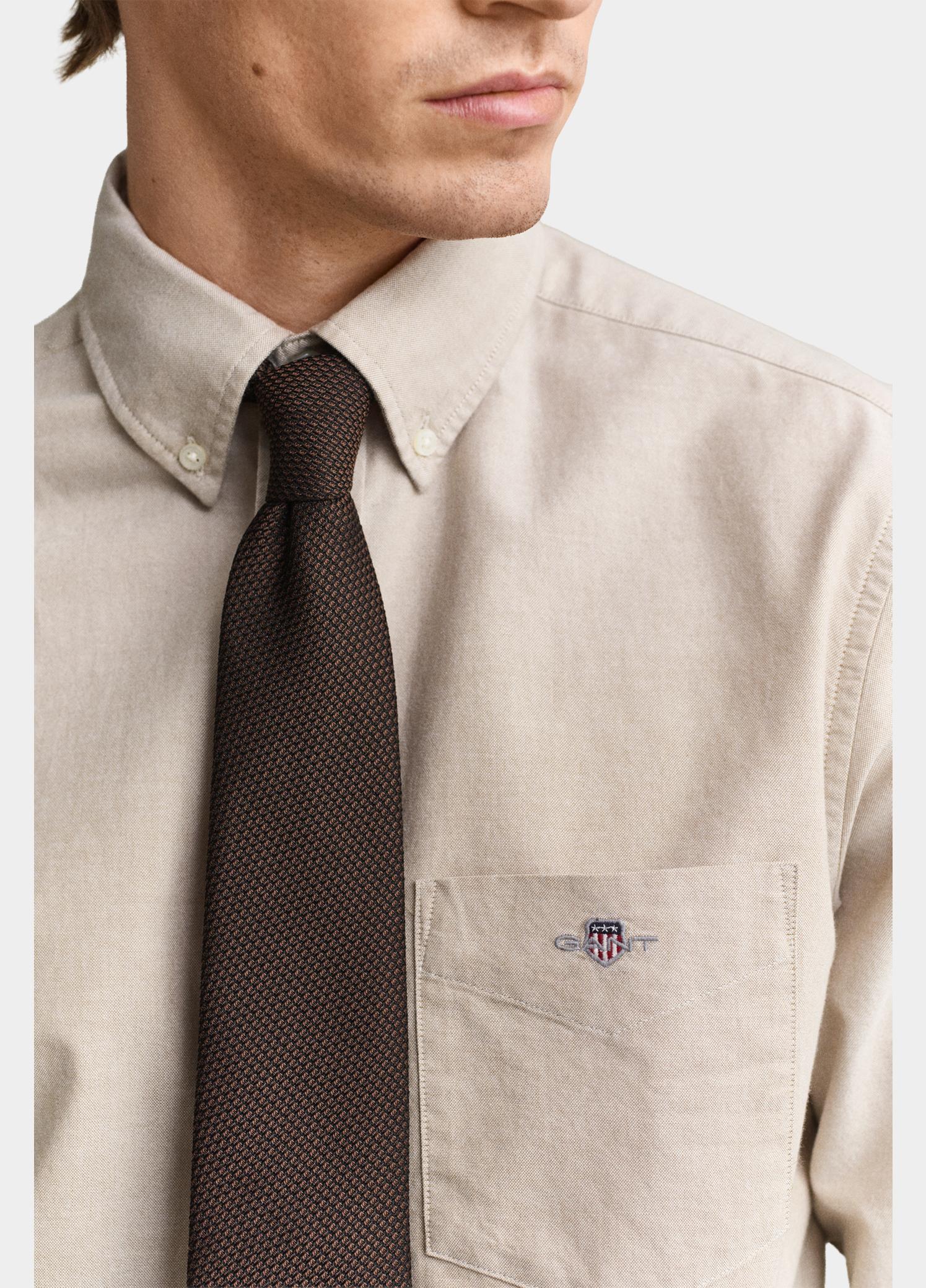 Gant Overhemd heren Beige Classic Regular Oxford-overhe 3000200/264