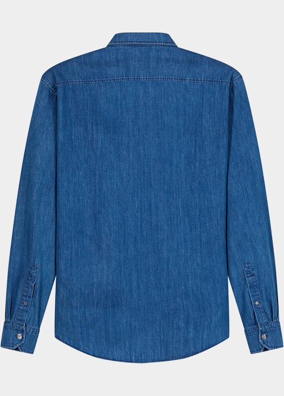 Olymp Overhemd heren Blauw Casual 403214/17