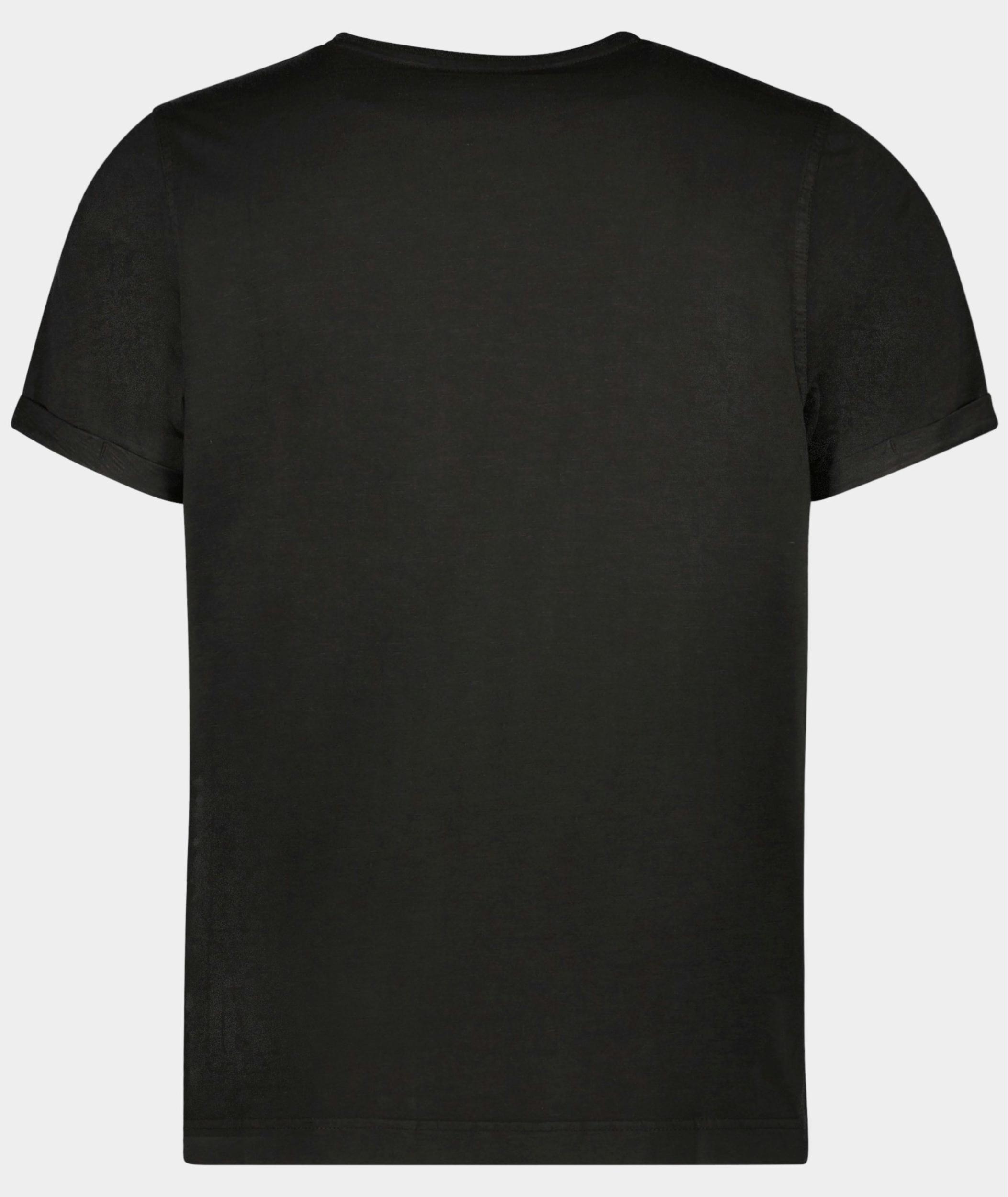 Cars Jeans T-shirt korte mouw Zwart Stroke 61356/01