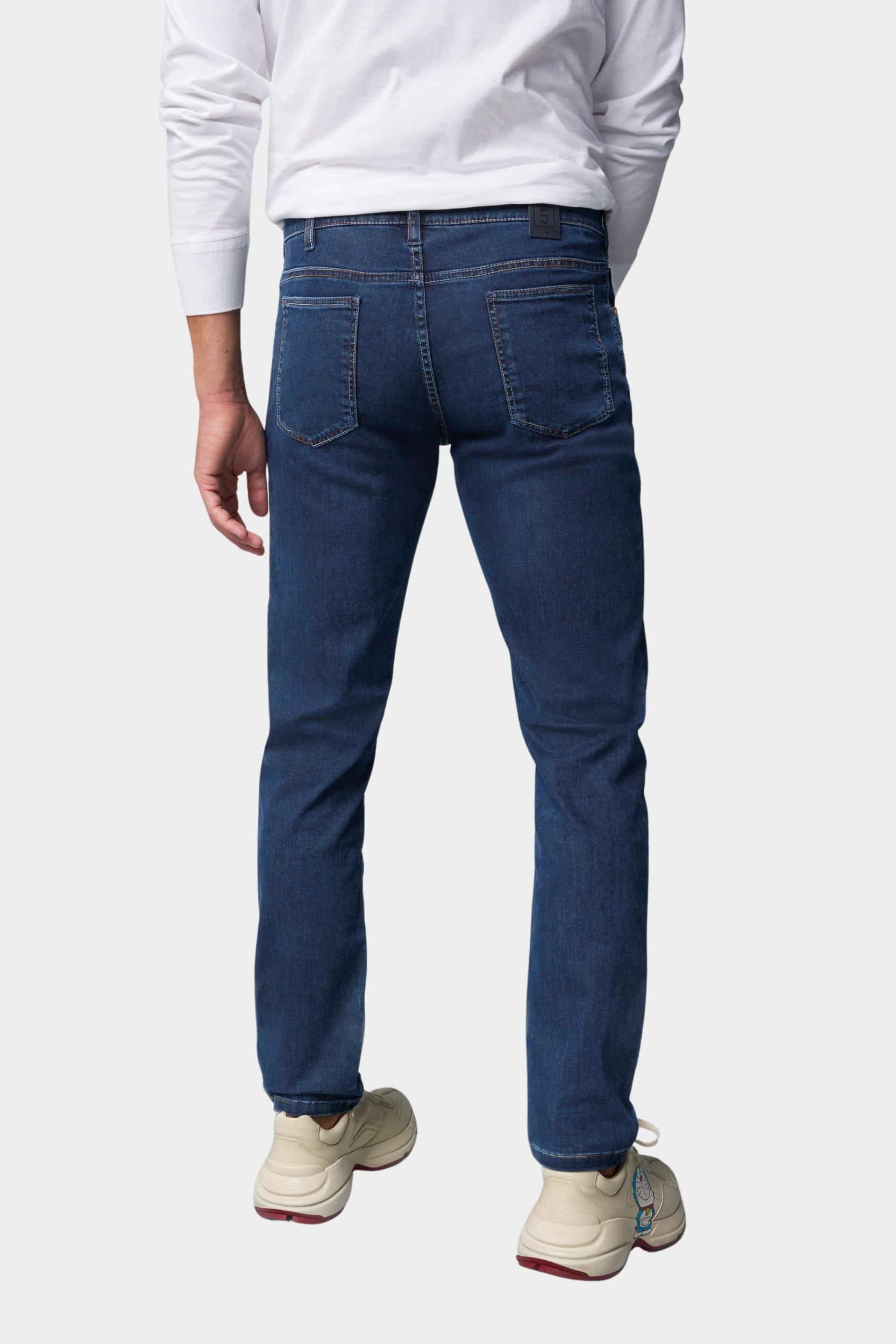 Meyer Flatfront Jeans Blauw SLIM Art.1-6283 3611628300/19