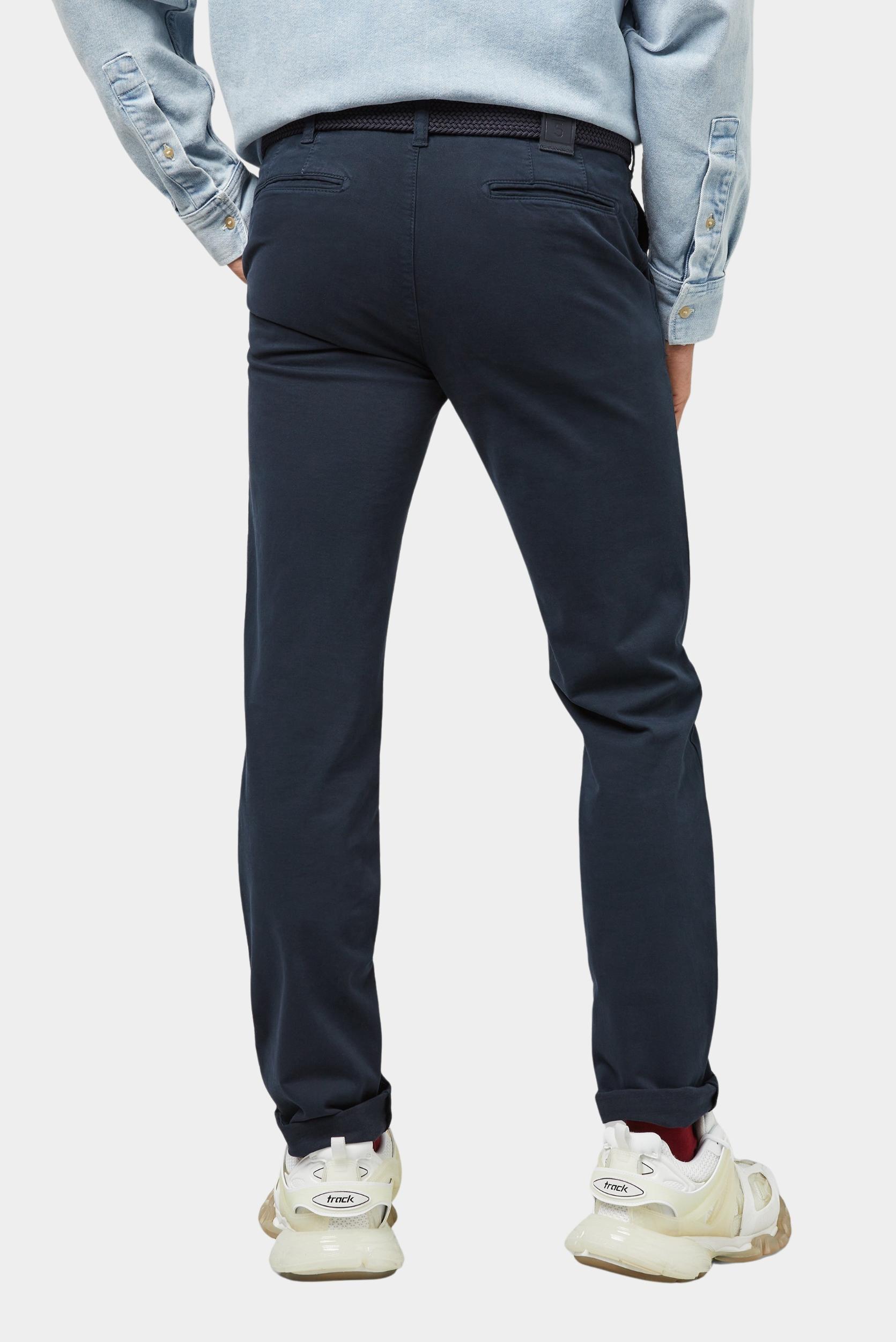 Meyer Katoenen Broek Blauw M|5 CHINO Art.9-6001 3649600100/19