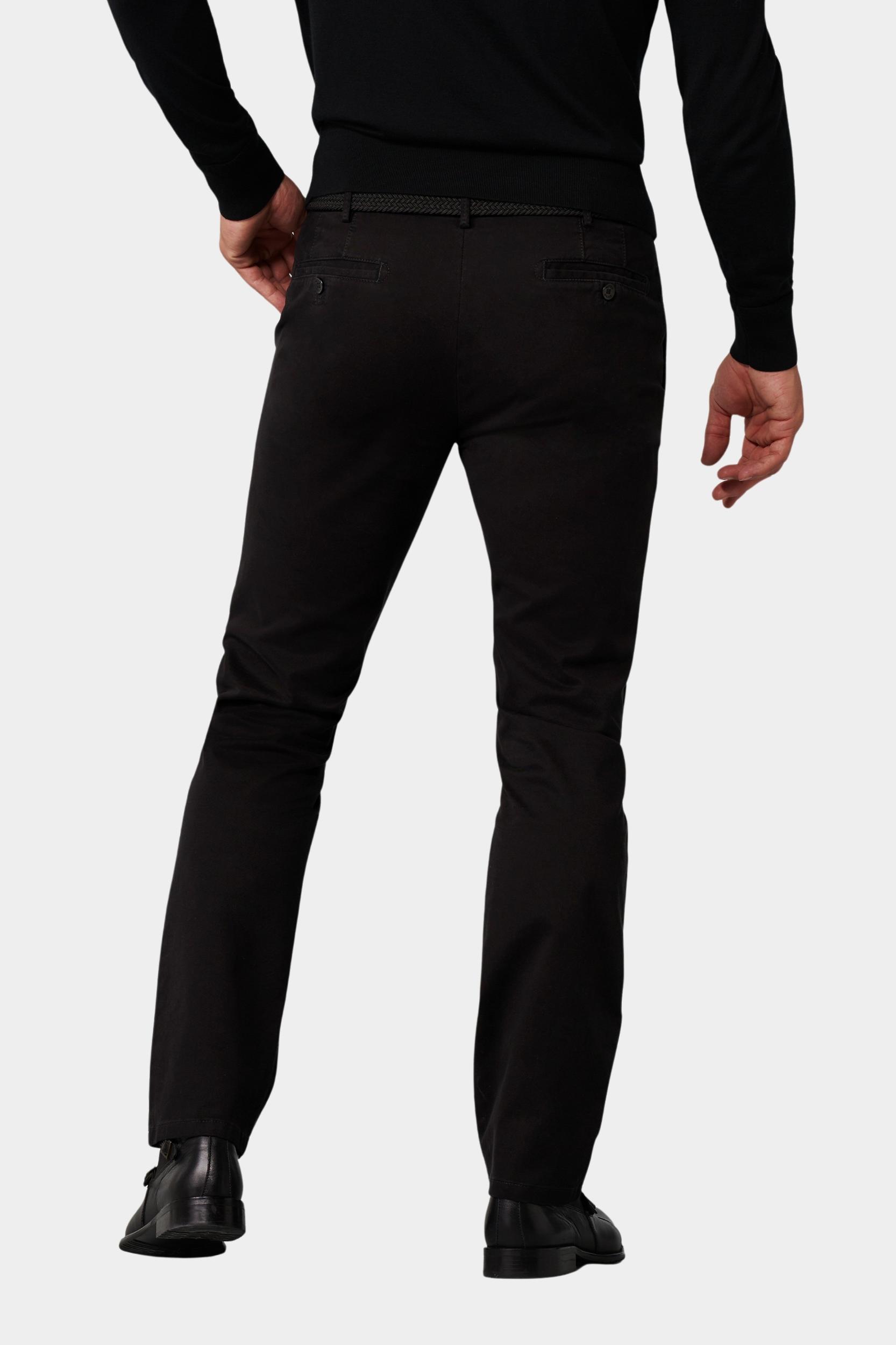 Meyer Katoenen Broek Zwart Roma kleurvast 1150931600/09