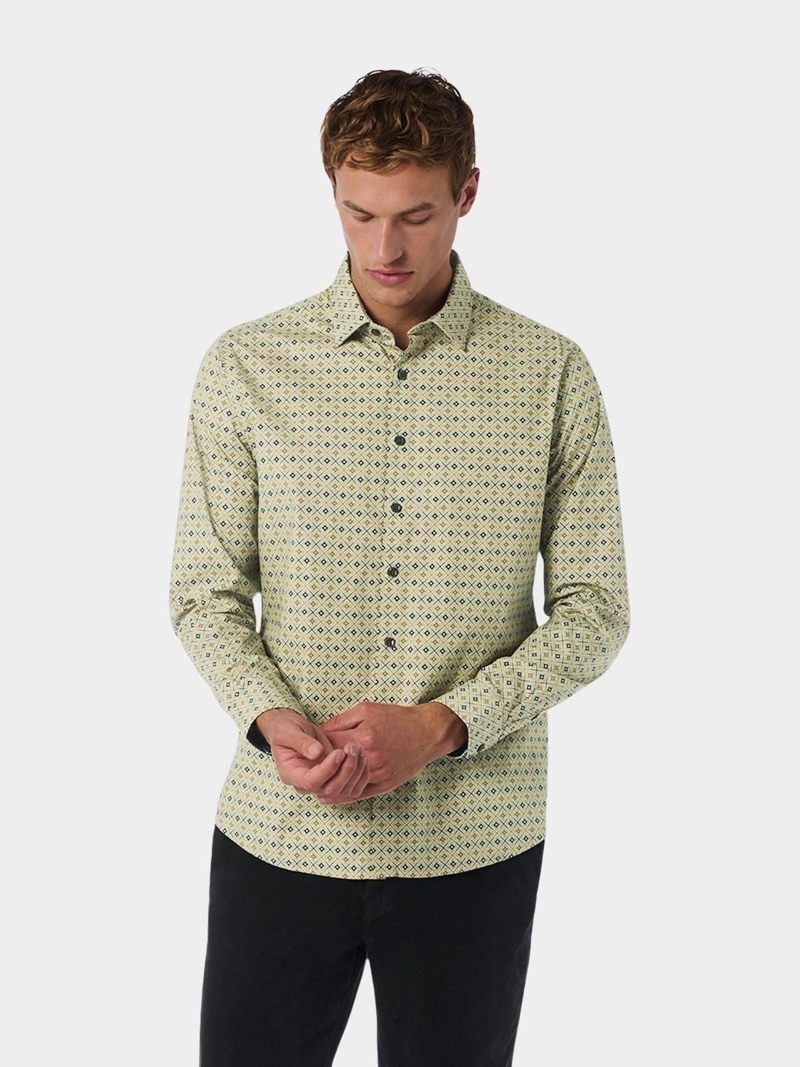 No Excess Casual hemd lange mouw Grijs  25450732/049