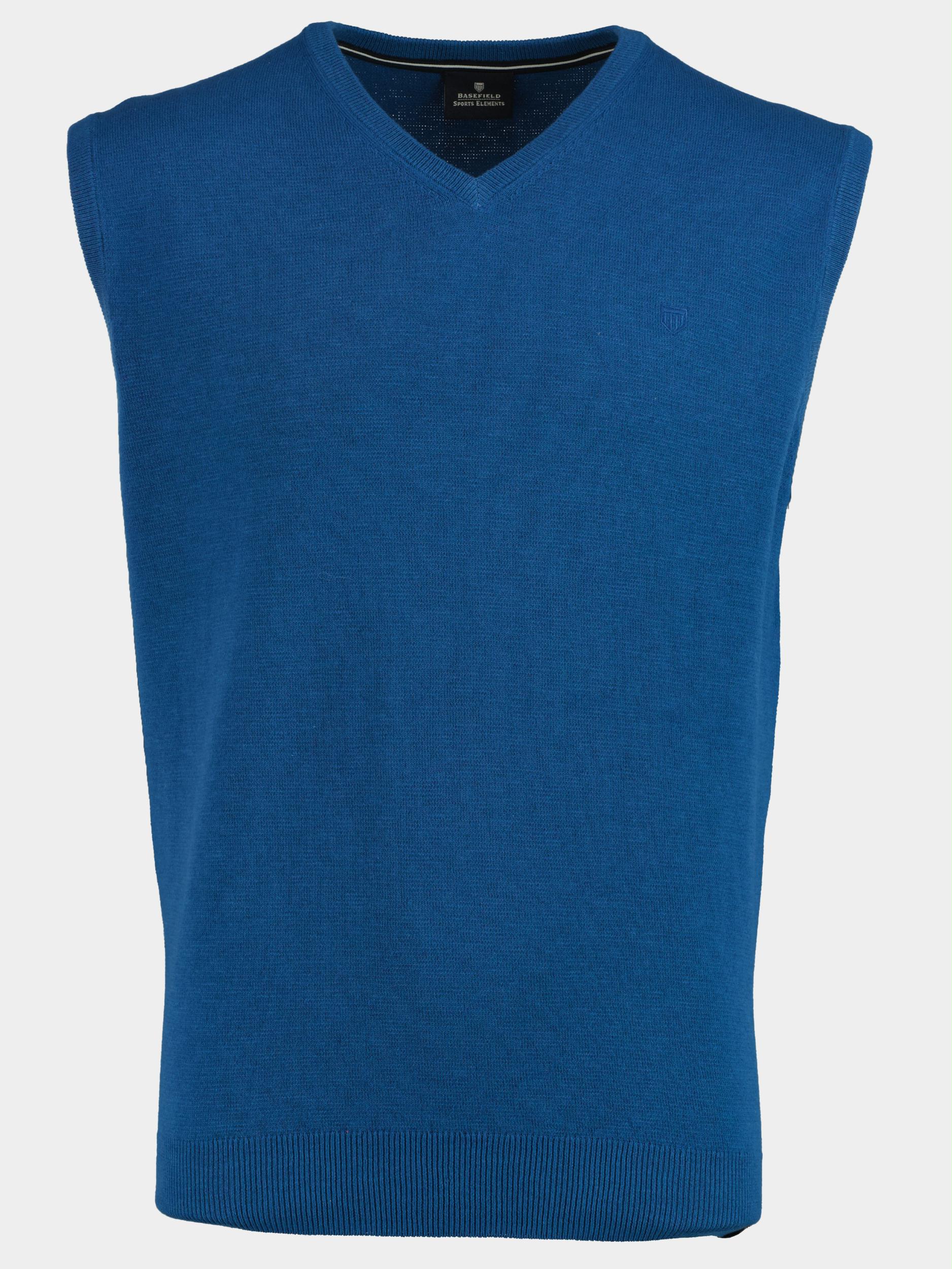 Basefield Spencer Blauw V Pullunder 219017027/608
