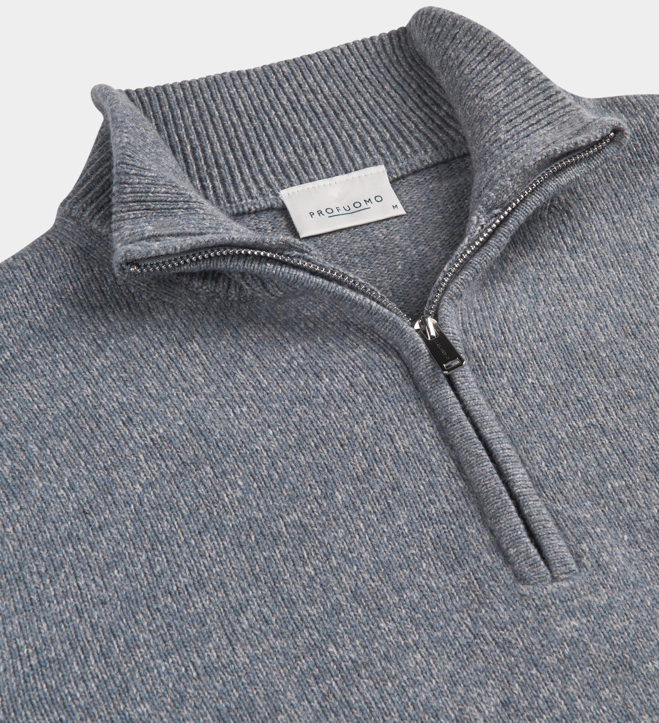 Profuomo Half Zip Blauw  PPWJ30029/E