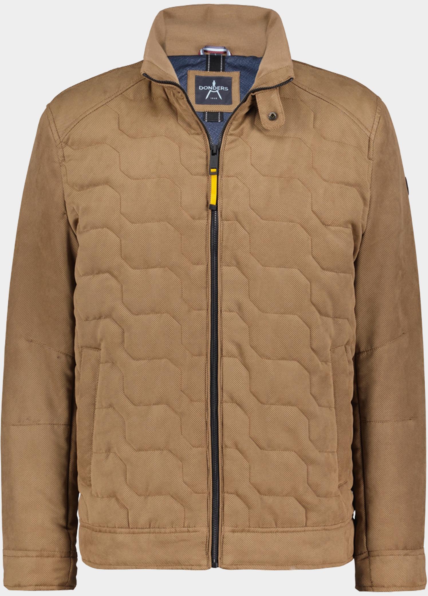 Donders 1860 Winterjas heren Bruin Textile jacket 21973/385