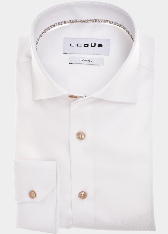 Ledub Business hemd lange mouw Wit LE24305 MFN5 0143350/910-630-000