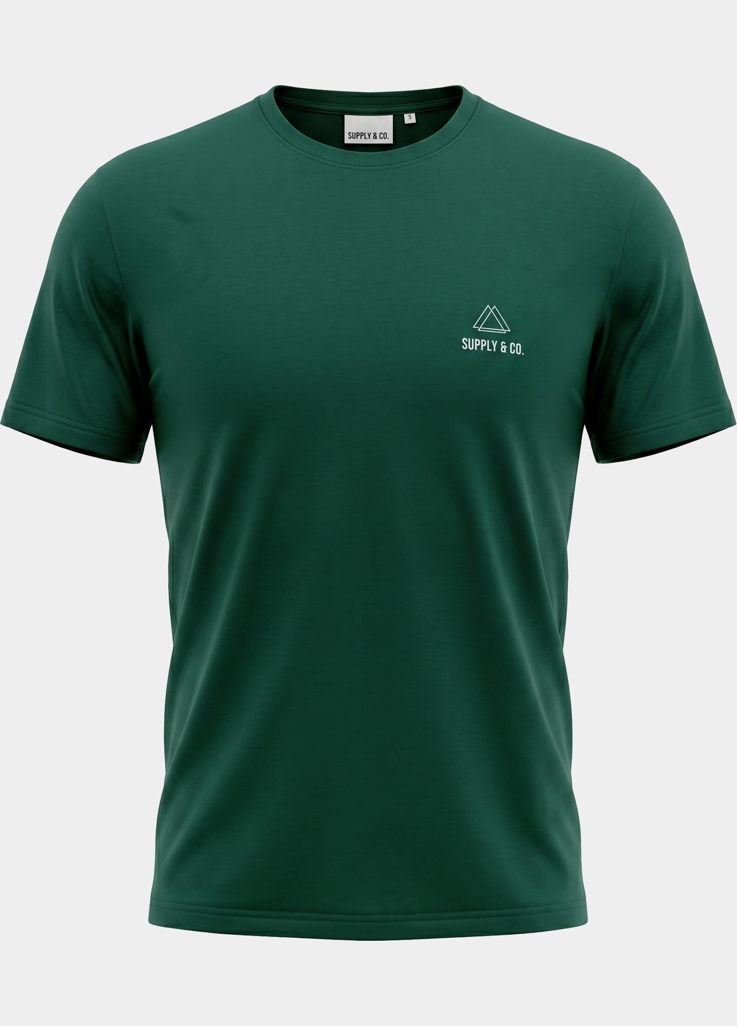 Supply & Co. T-shirt heren Groen Basic T-shirt SCO25108BA01/380 leaf green