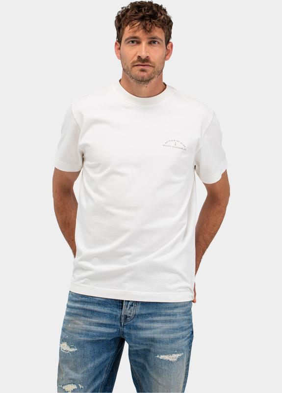 Butcher of Blue T-shirt korte mouw Wit Army QCC M2613040/112