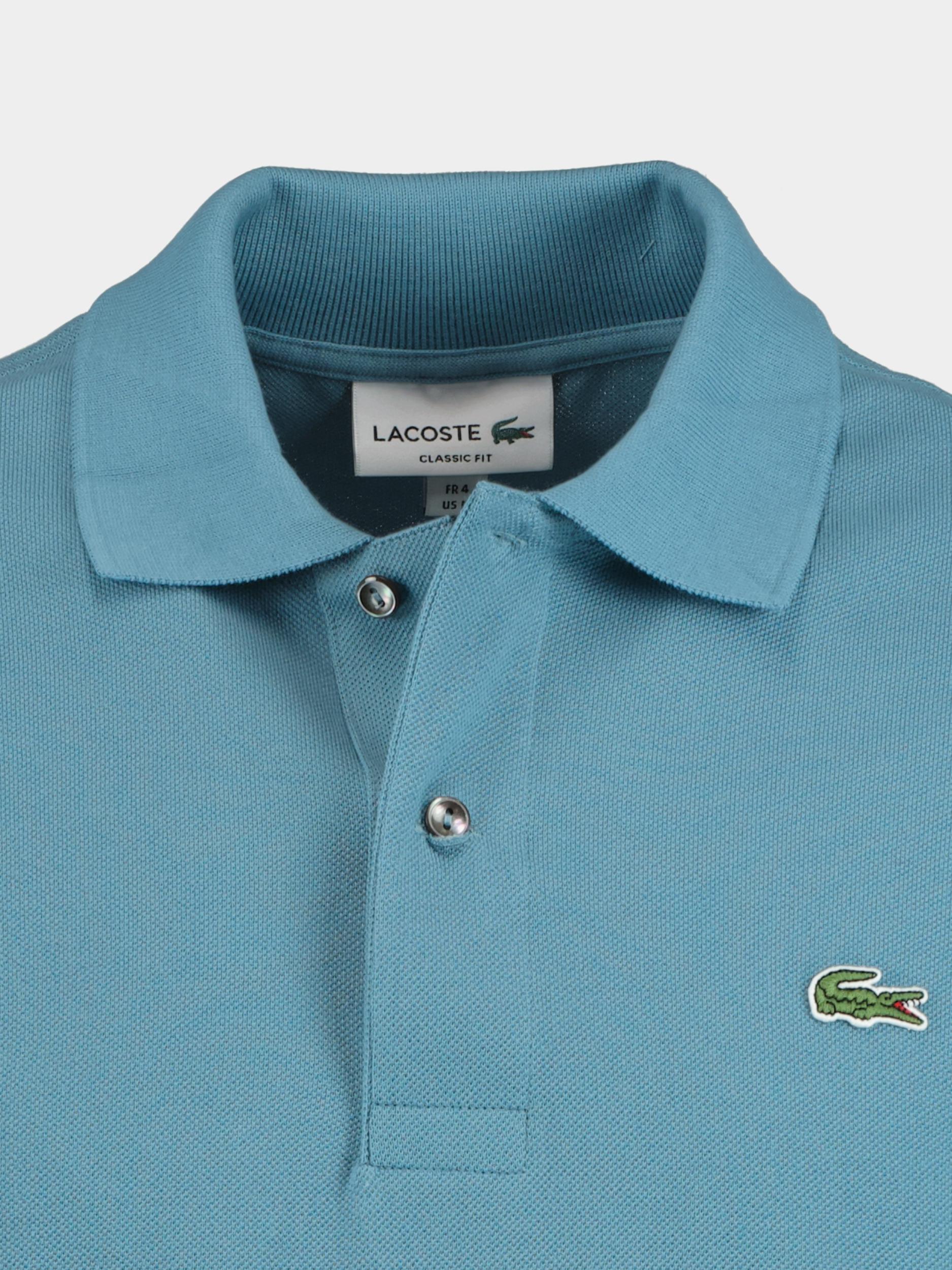 Lacoste Polo korte mouw Blauw Piqué L1212/HD9