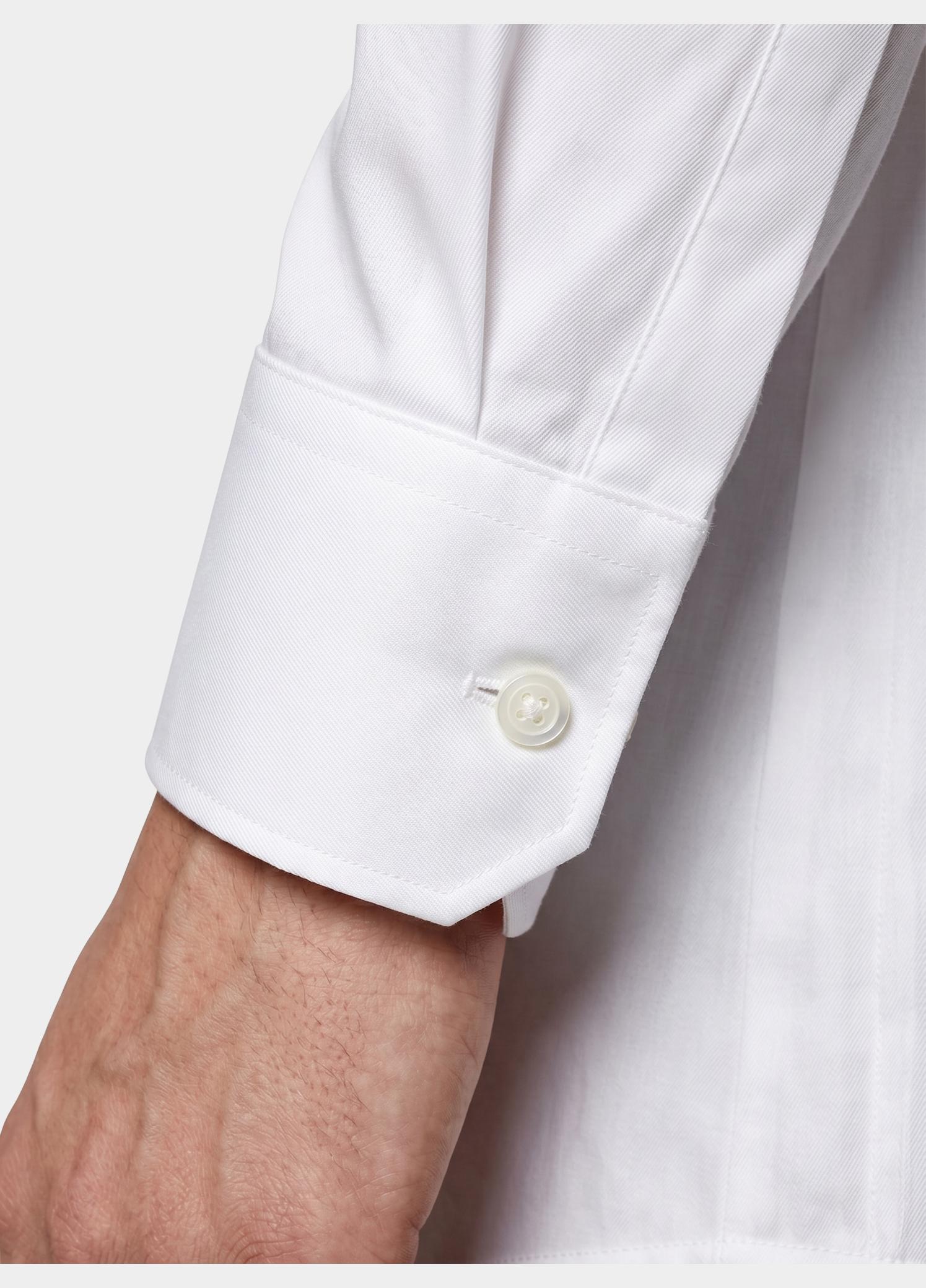 Olymp Business hemd lange mouw Wit extra slim fit van jersey 250374/00