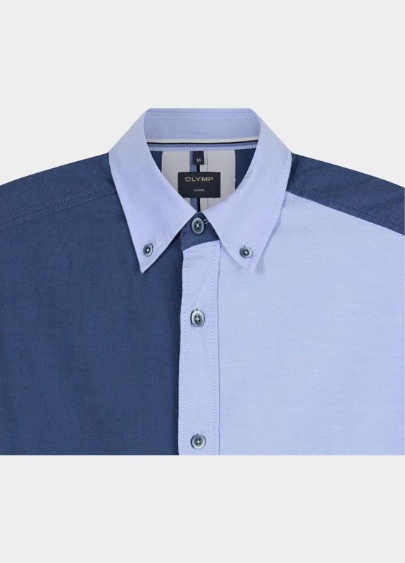 Olymp Overshirt Blauw Casual 403614/15